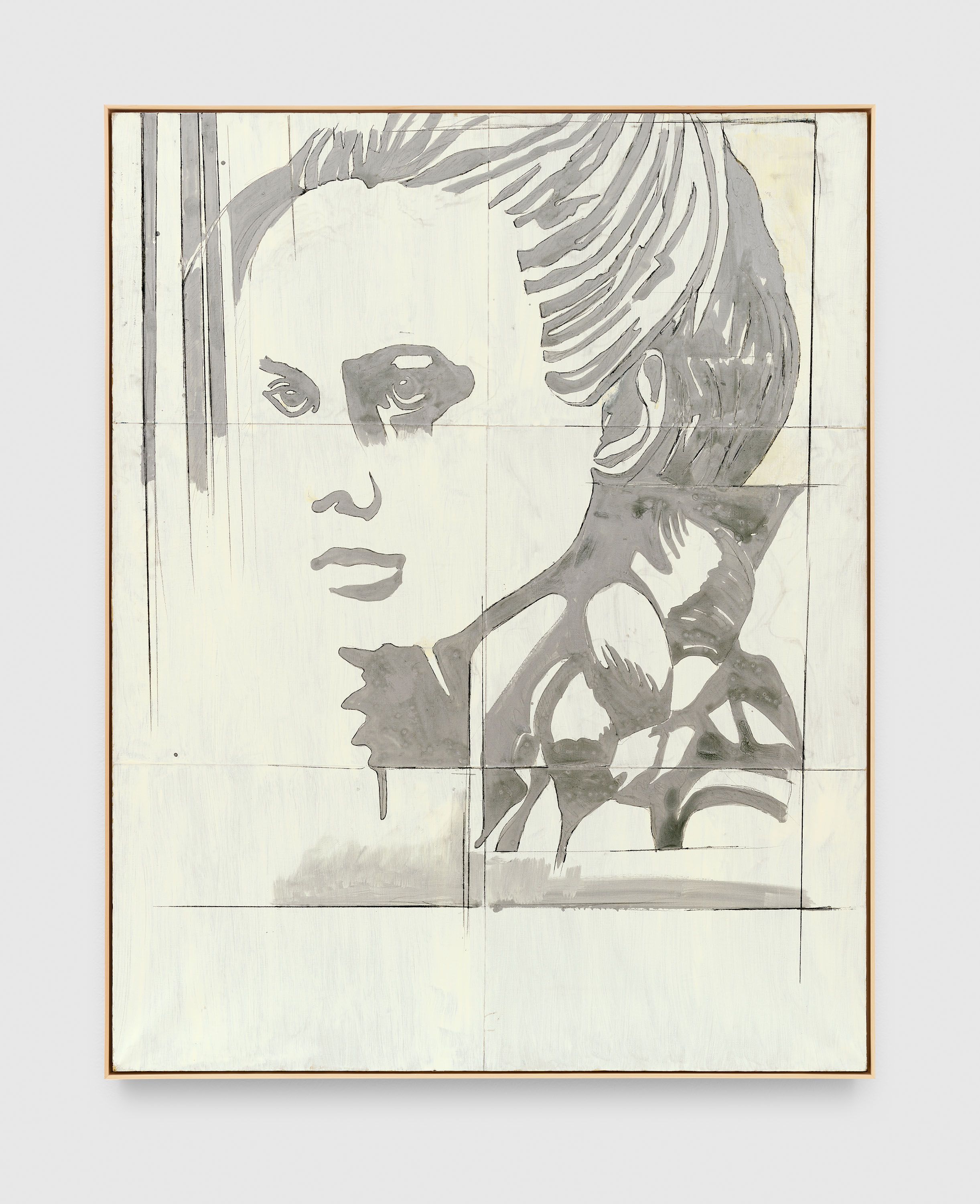 A drawing by Giosetta Fioroni, titled Ragazza sovietica, dated 1969.