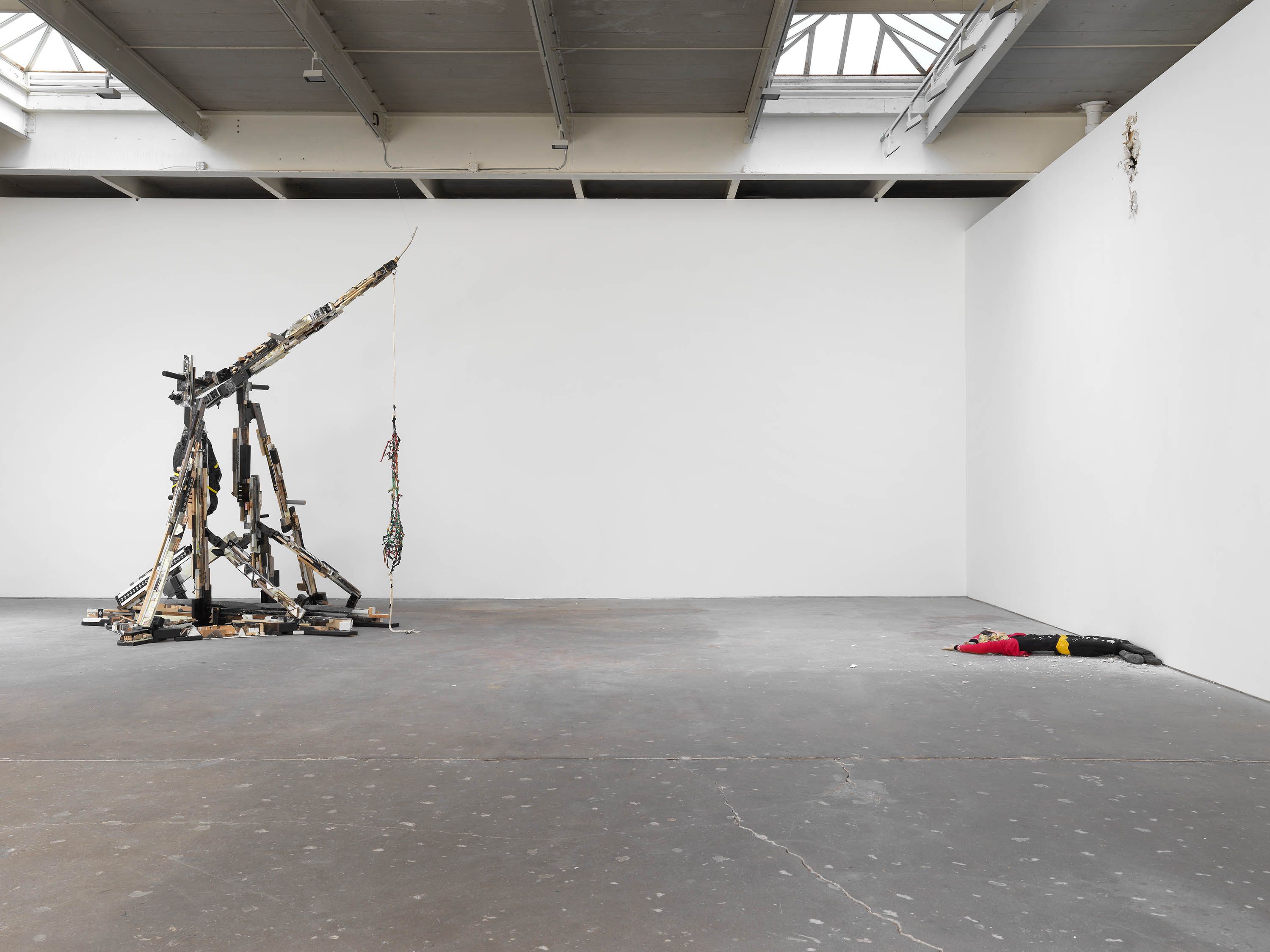A mixed media installation in two parts by Andra Ursuţa, titled Vandal Lust, dated in 2011 and 2022.