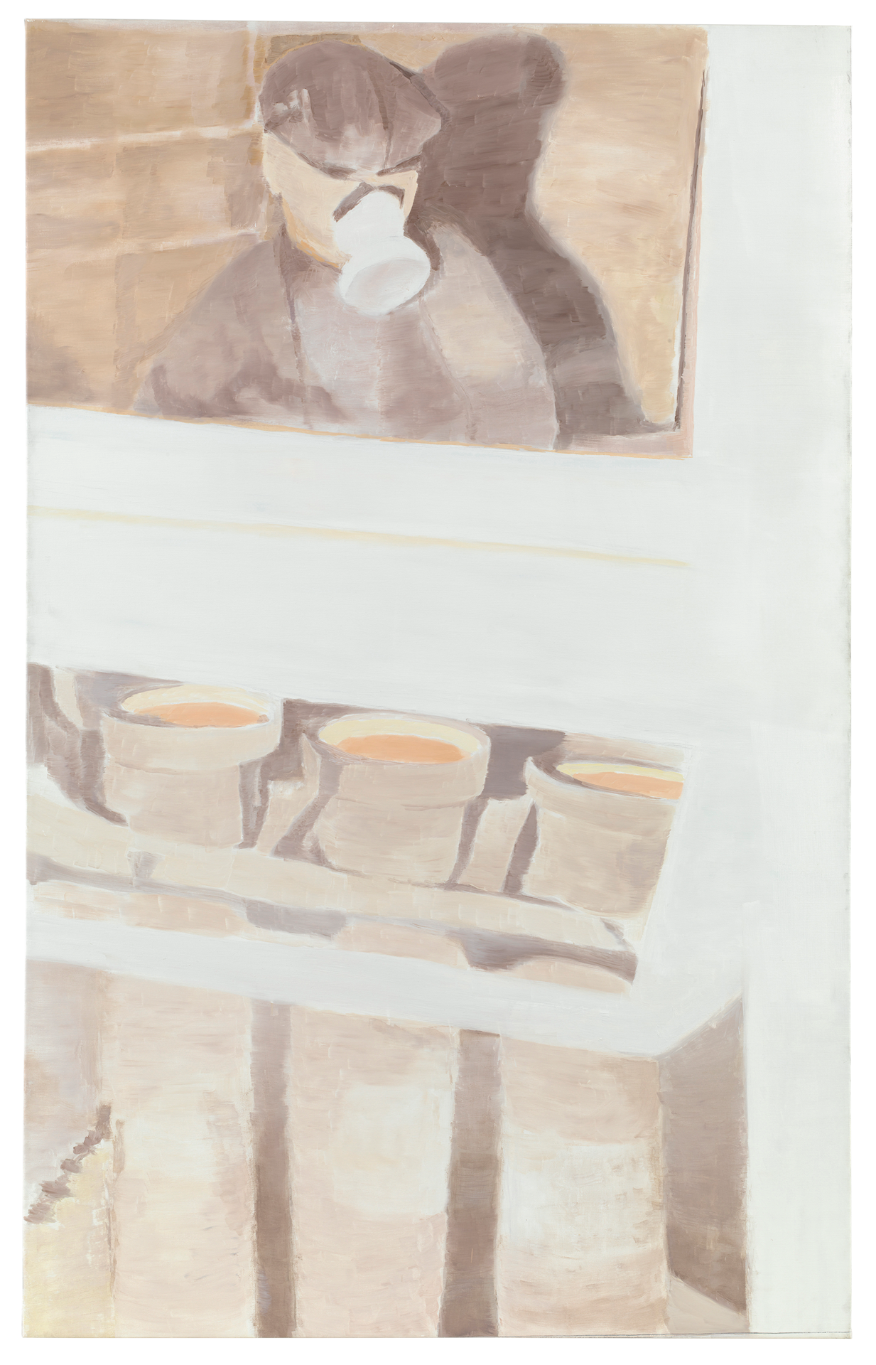 A painting by Luc Tuymans, titled The Heritage IV, dated 1996.