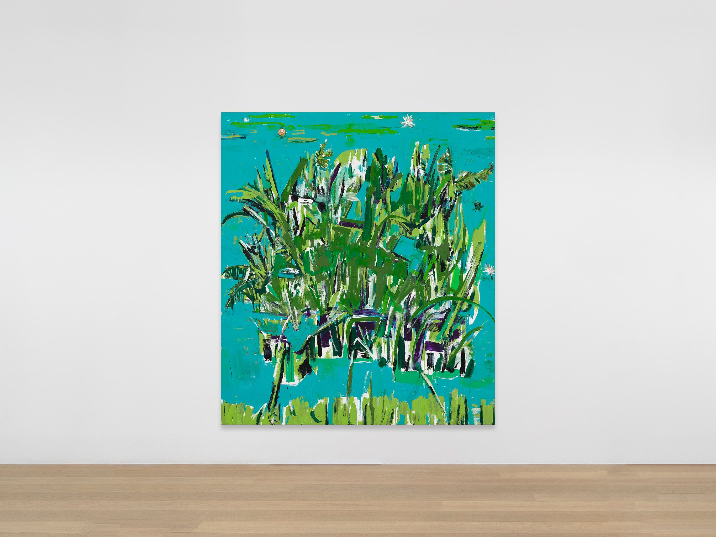 A painting by Cy Gavin, titled Untitled (Small Island), dated 2021.