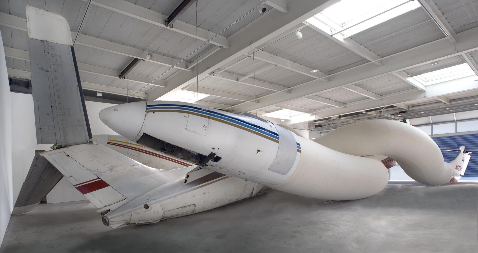 Installation view of the exhibition Adel Abdessemed: RIO, at David Zwirner in New York, dated 2009. 