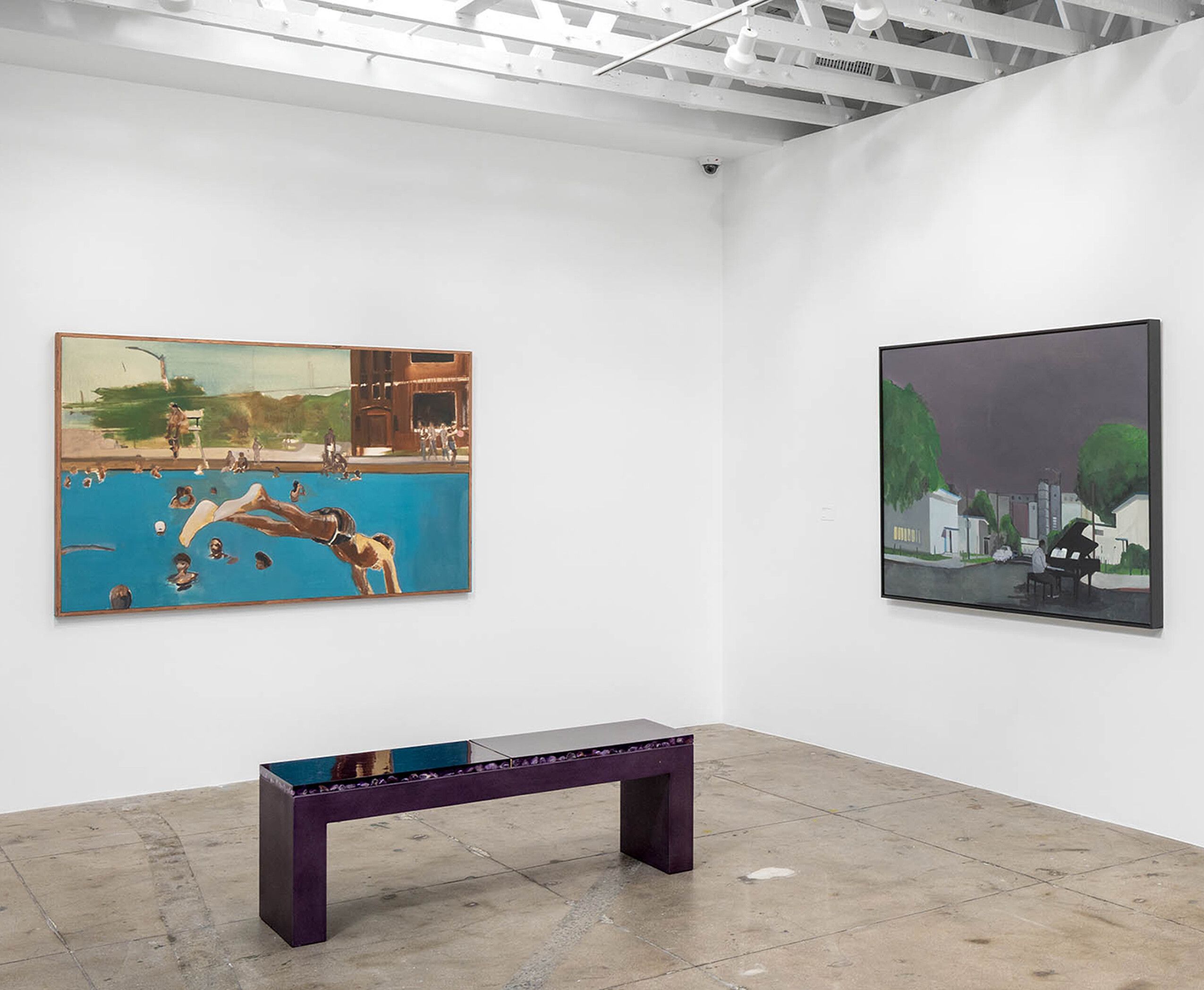 Installation view of the Underground Museum