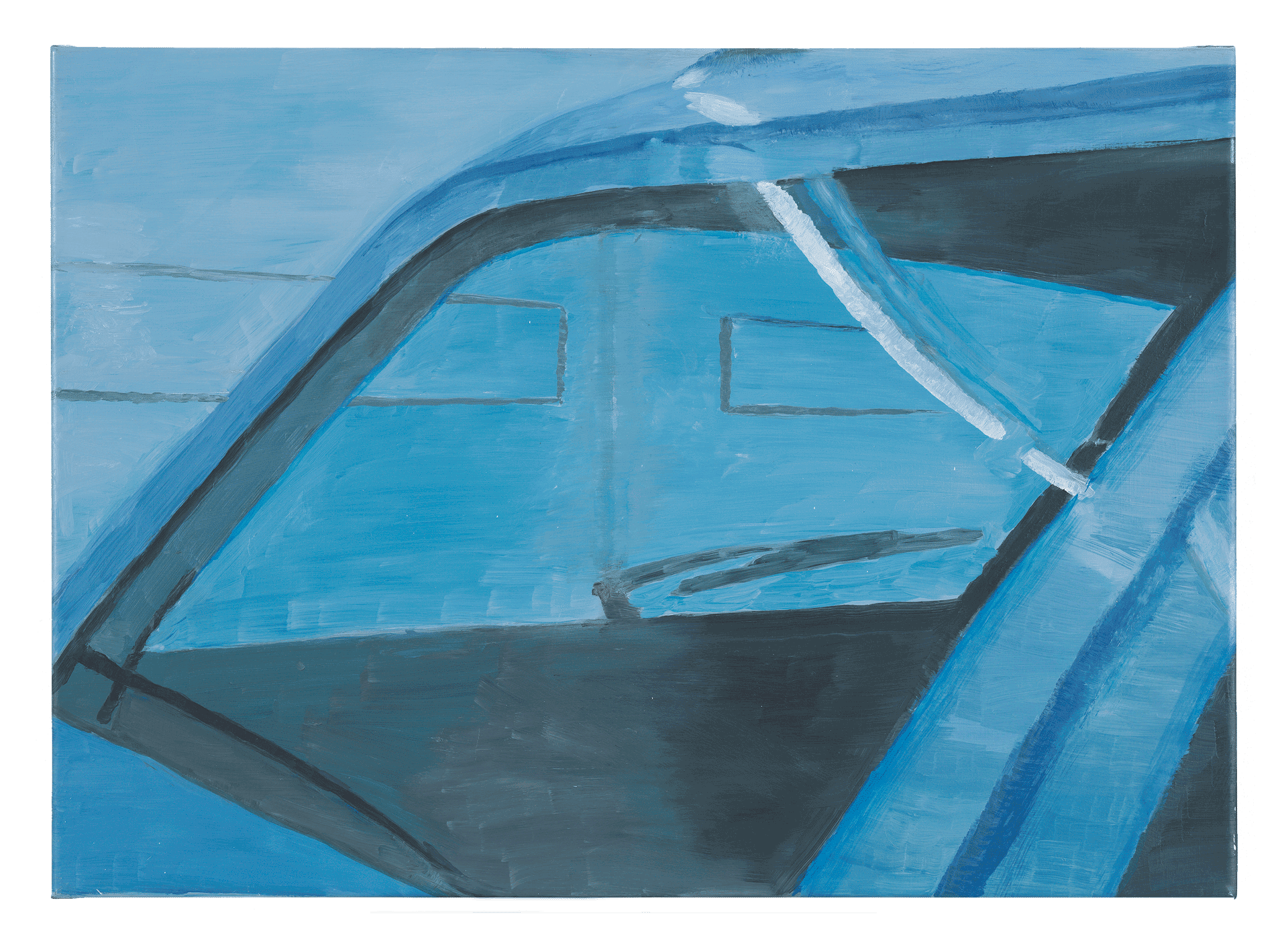 A painting by Luc Tuymans, titled The Heritage V, dated 1996.