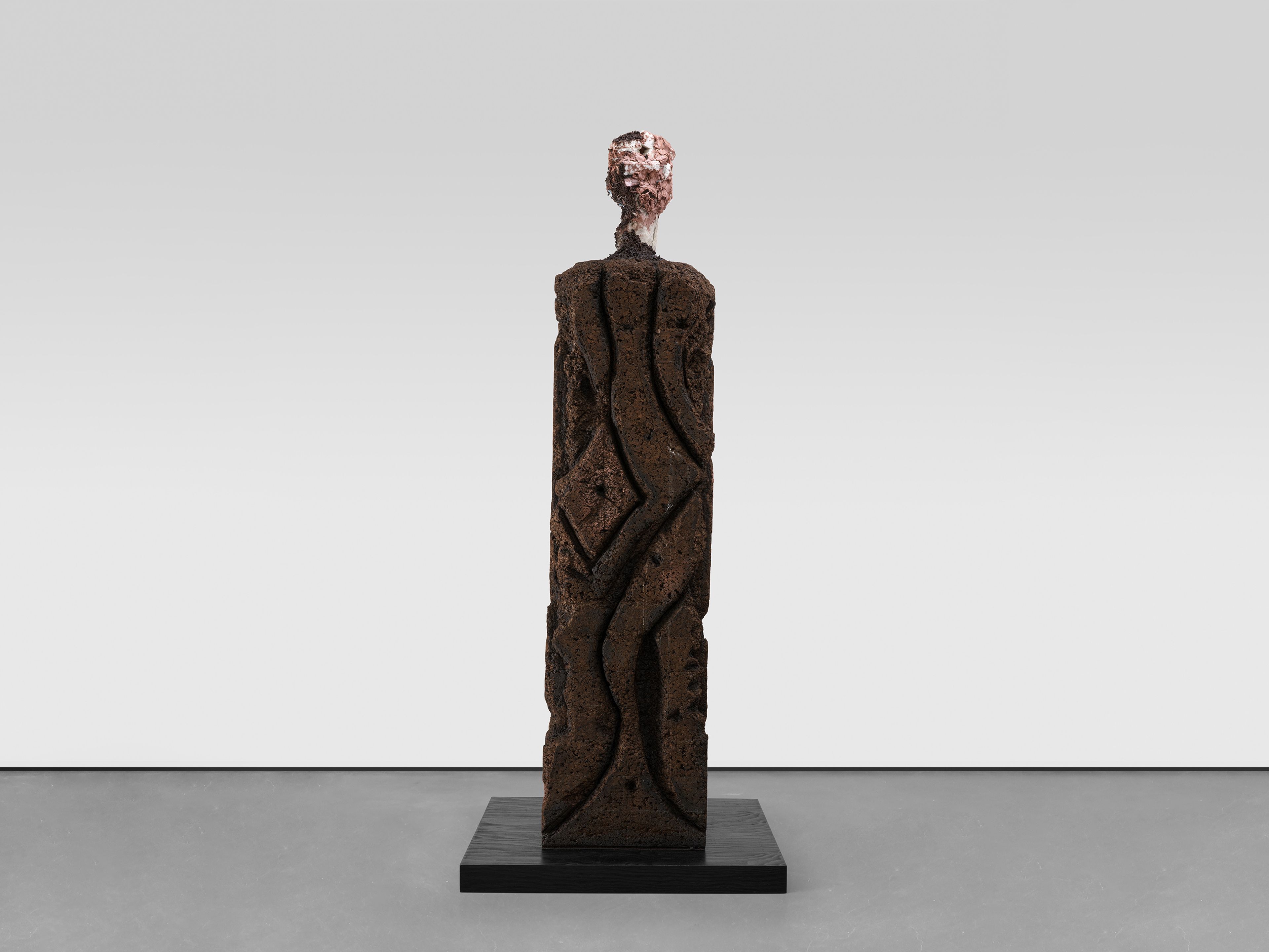 A sculpture by Huma Bhabha, titled Bleed, dated 2025.