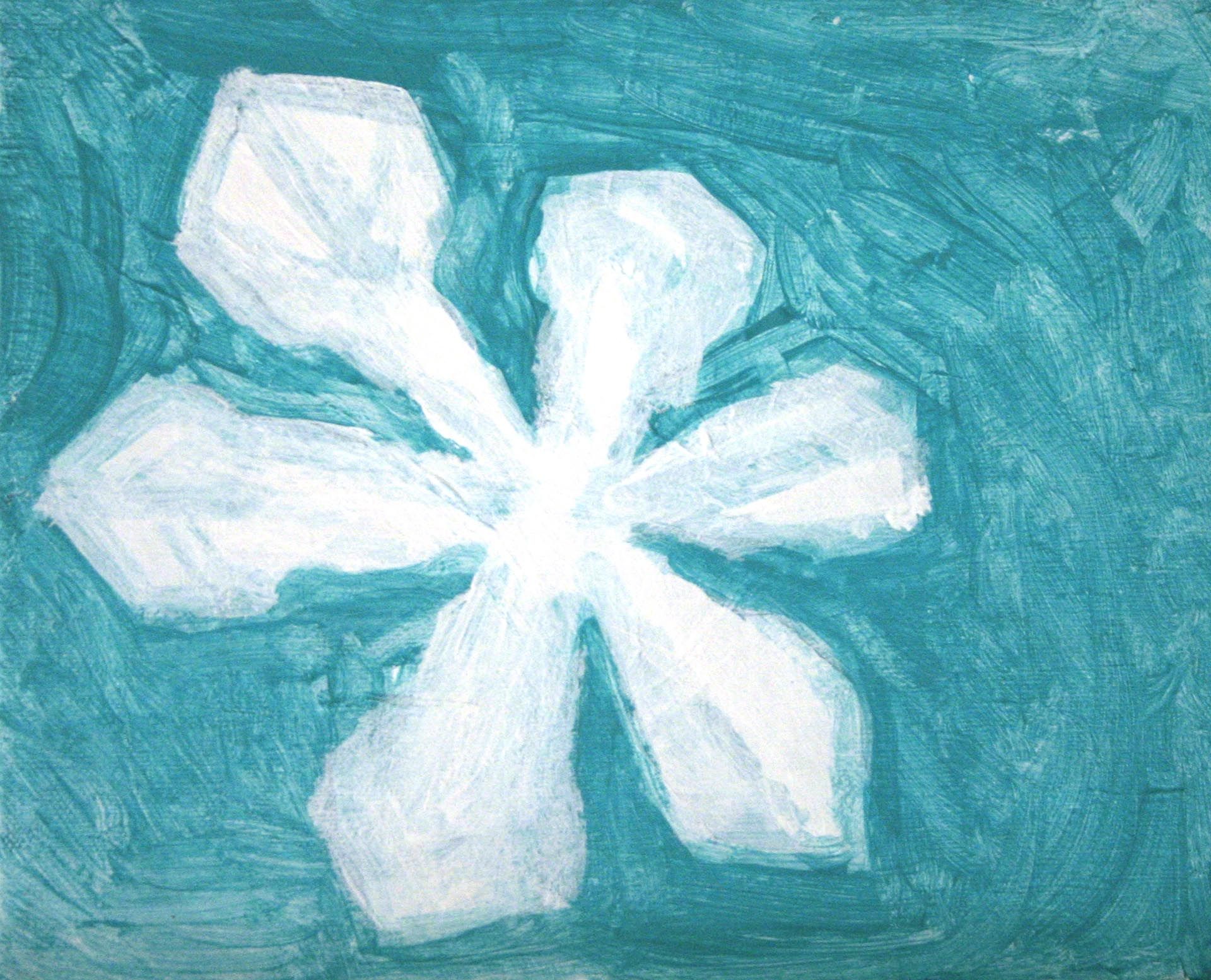 An untitled painting by Yutaka Sone, dated 2004.