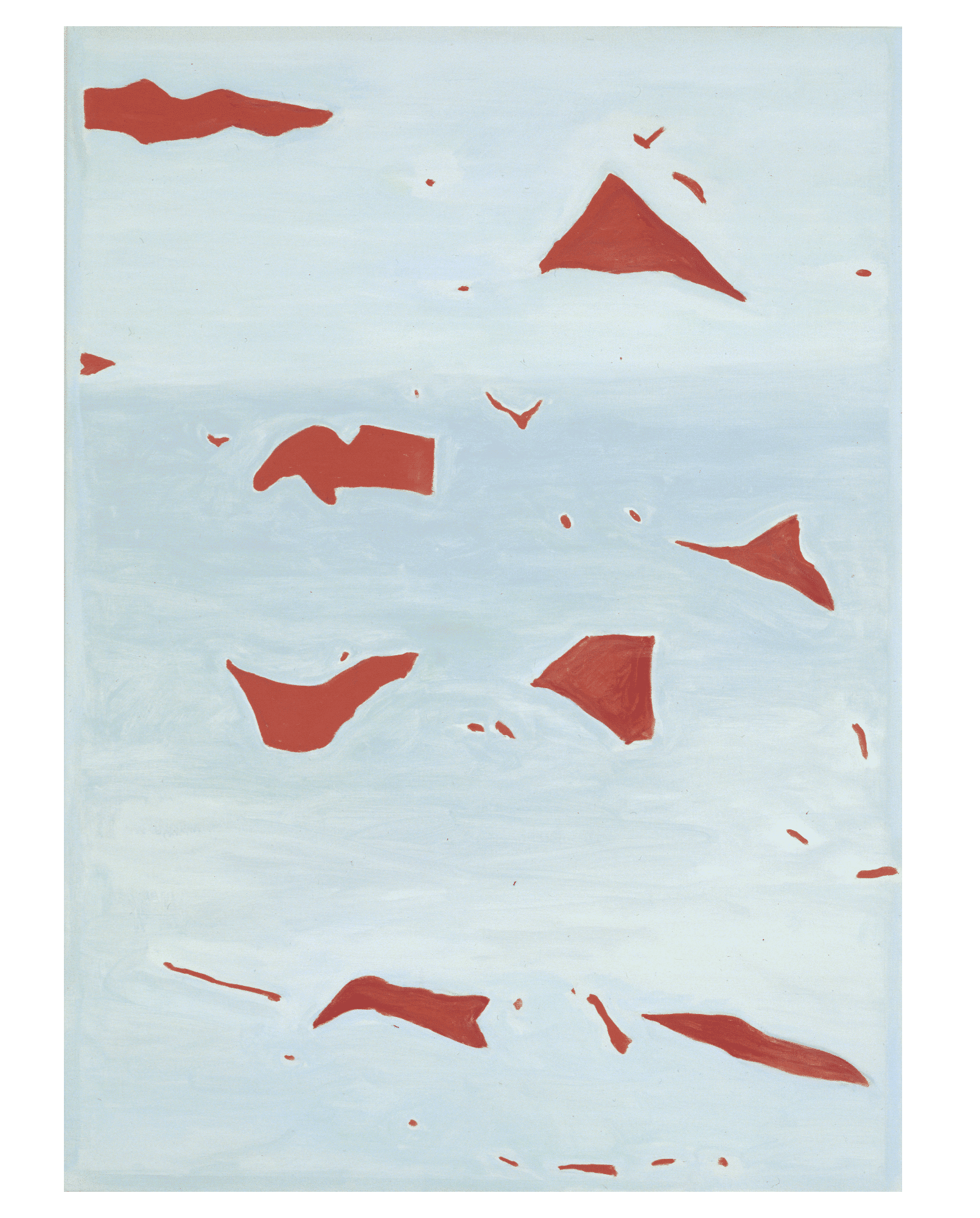 A painting by Raoul de Keyser, titled Presto, dated 2003.