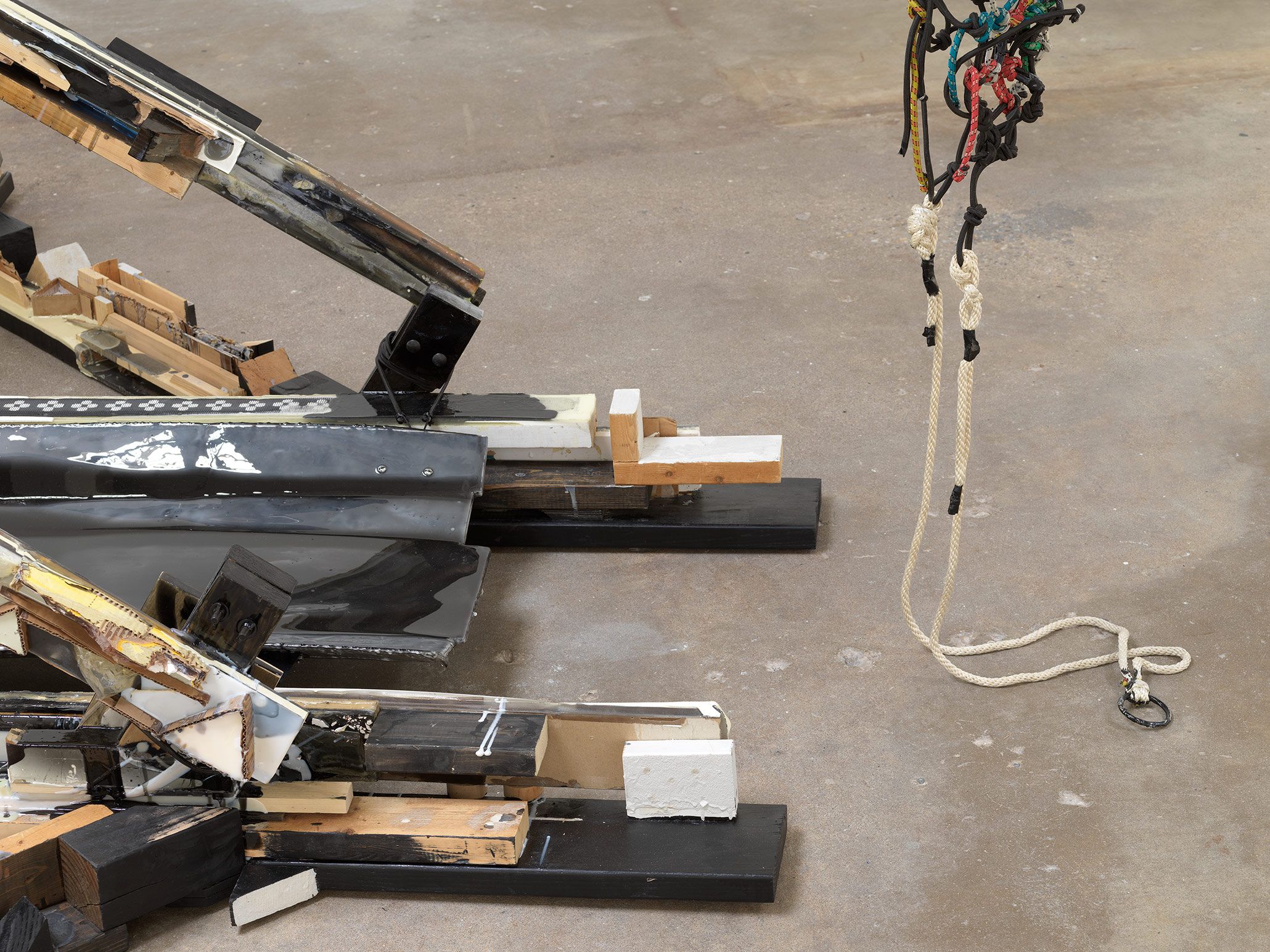 A detail from a sculpture by Andra Ursuţa, titled Vandal Lust, dated 2011/2022.