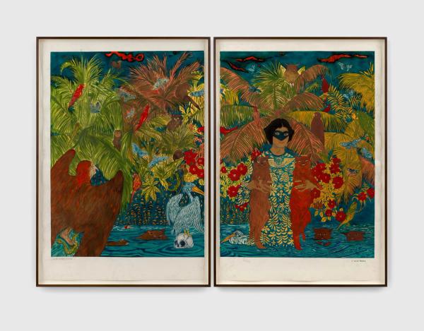 Marcel Dzama — Flood in the garden