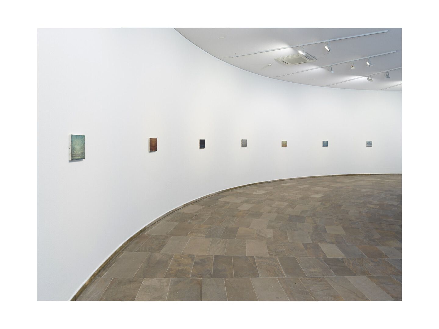 Installation view of the exhibition, Lucas Arruda: Deserto-Modelo, at Fridericianum, Kassel, Germany, dated 2019.