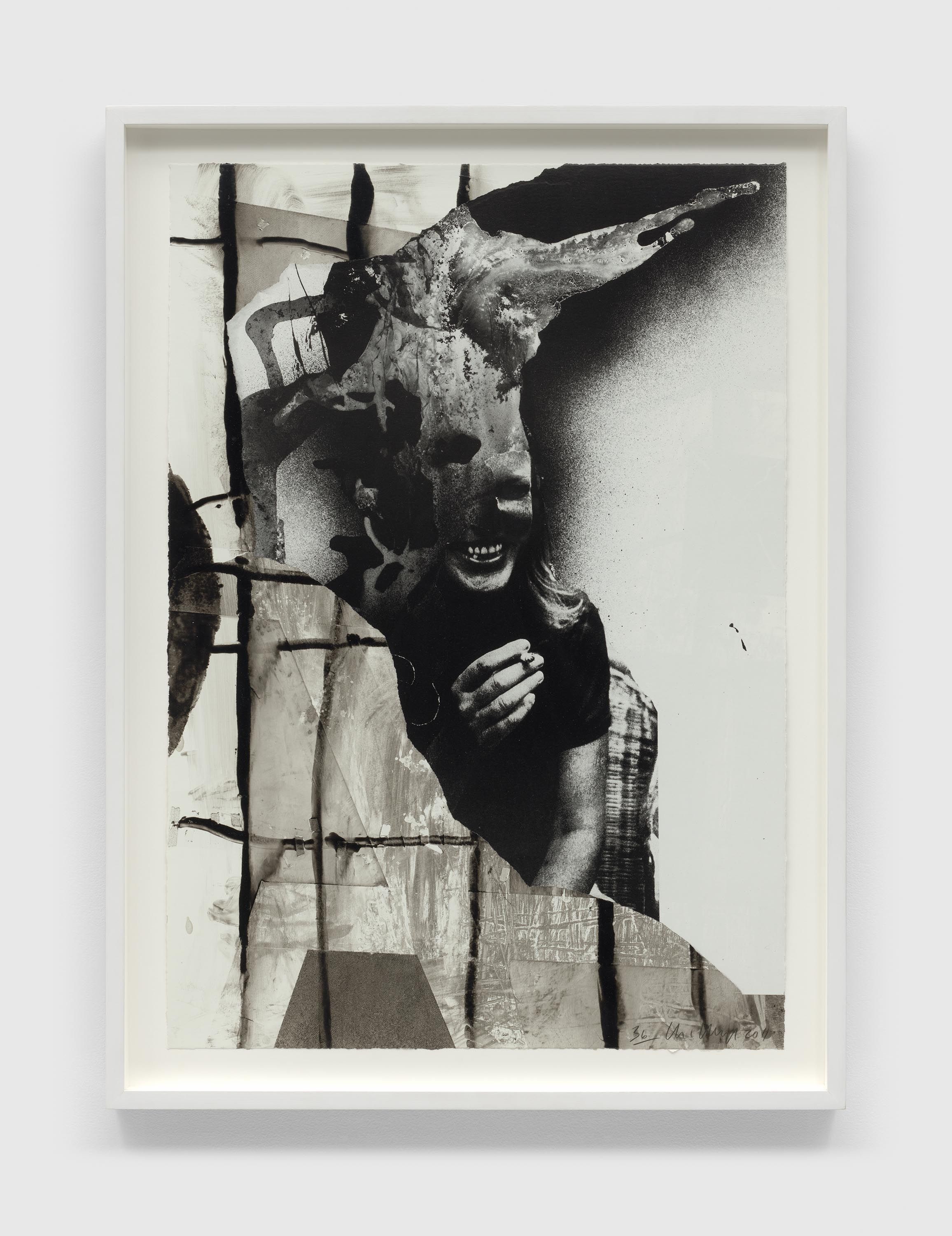 A work on paper by Charline von Heyl, titled Lacuna Lotto, dated 2011.