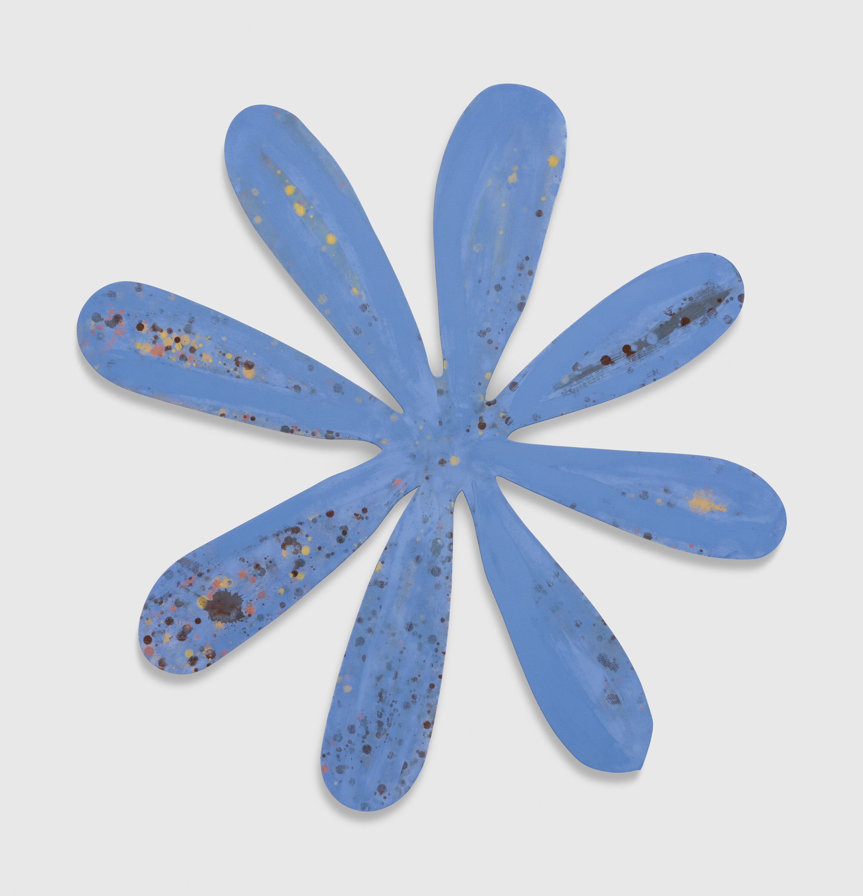 A painting by Nate Lowman, titled Chicory, dated 2024.