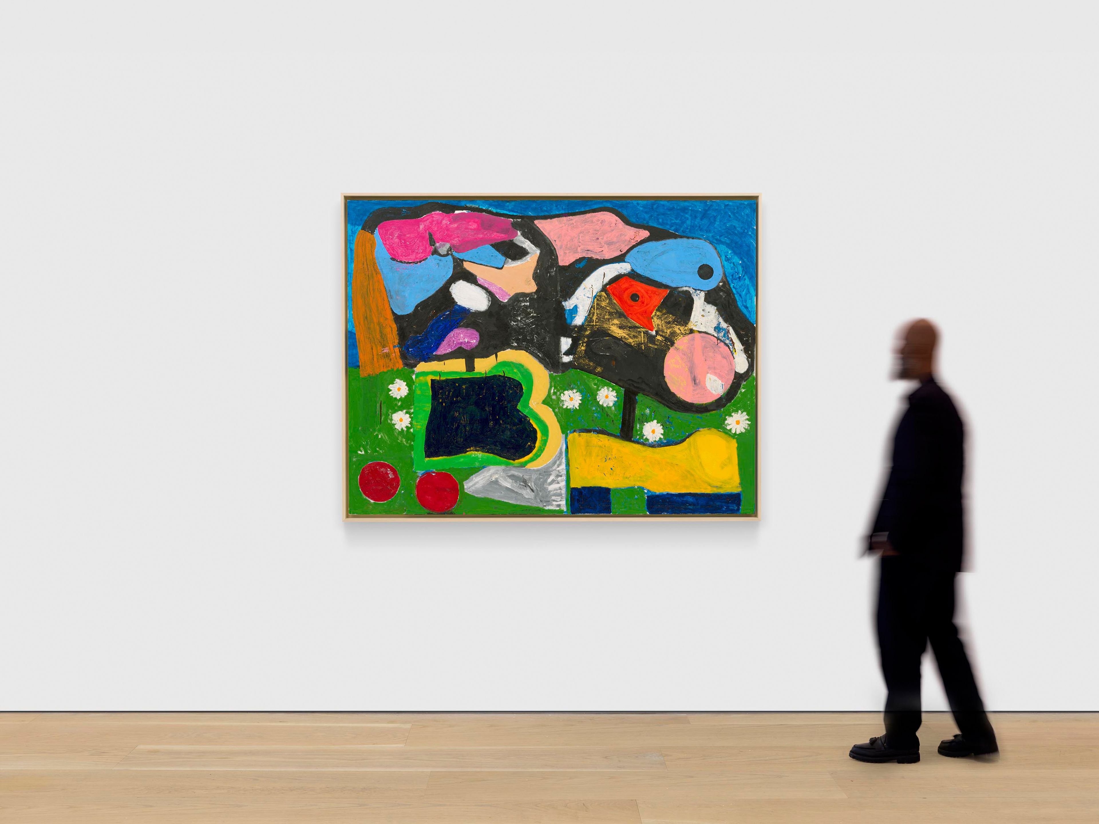 A painting by Joe Bradley, titled Country Heel, dated 2025.