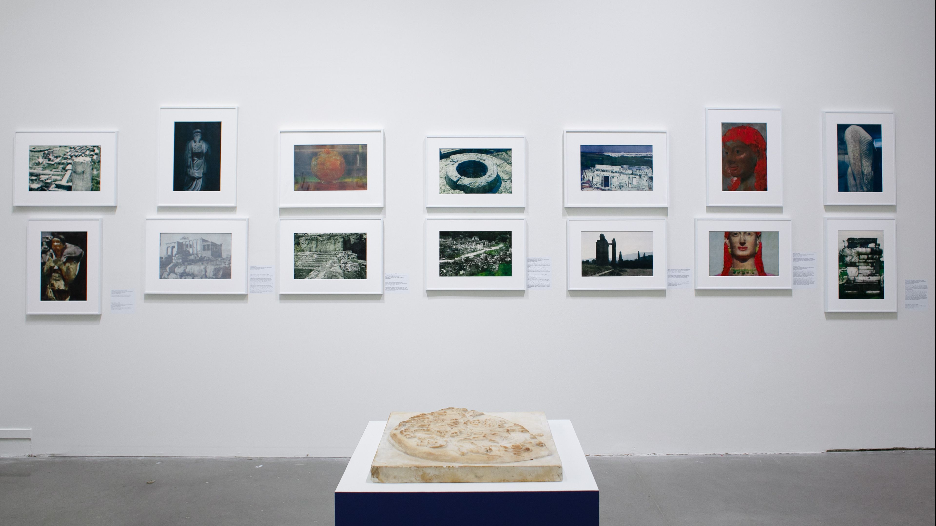 Installation view of the exhibition James Welling: Cento, at Fairfield University Art Museum located in Fairfield, Connecticut, United States, dated 2026.