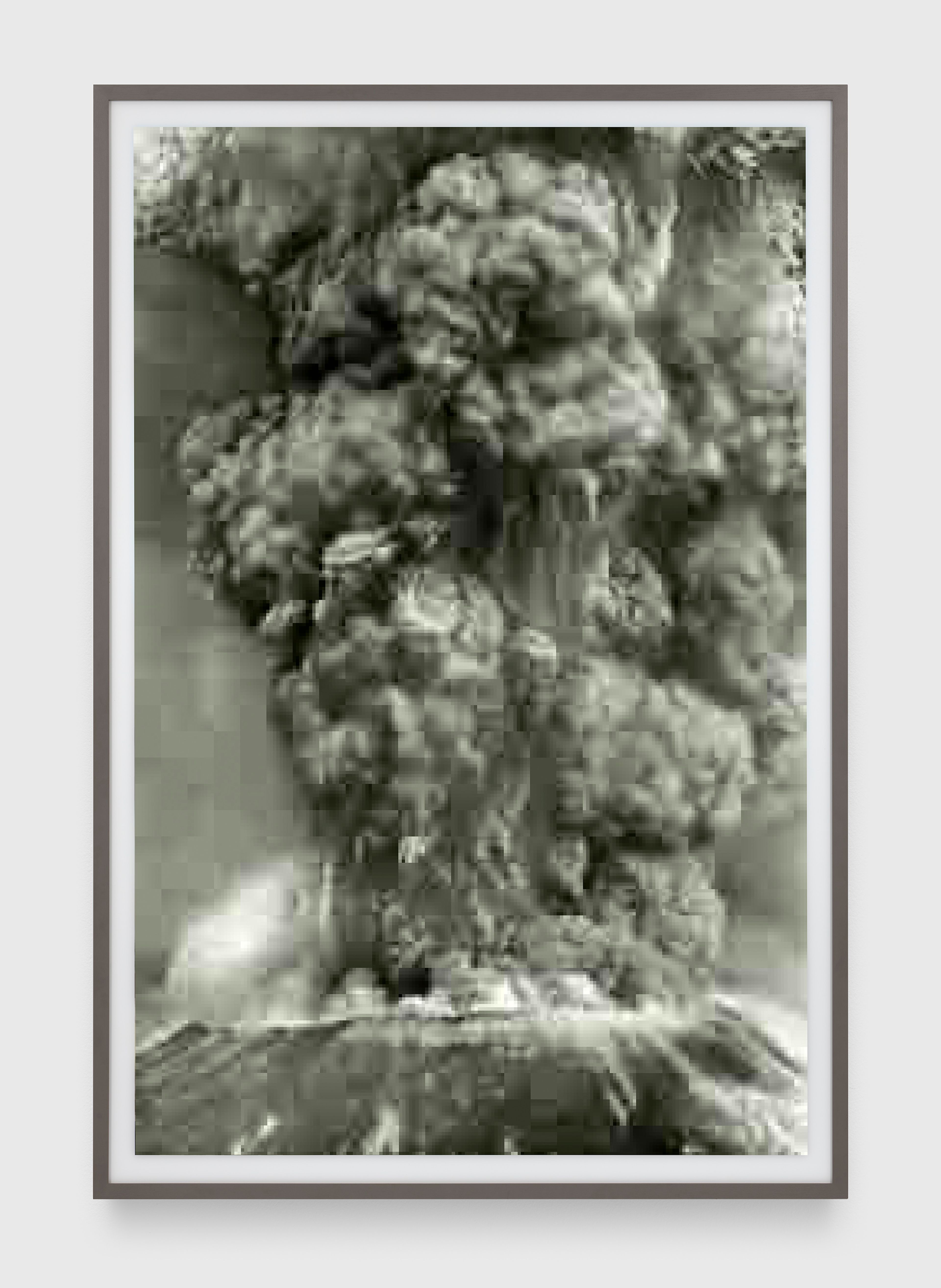 A chromogenic print by Thomas Ruff titled jpeg msh01, dated 2004.