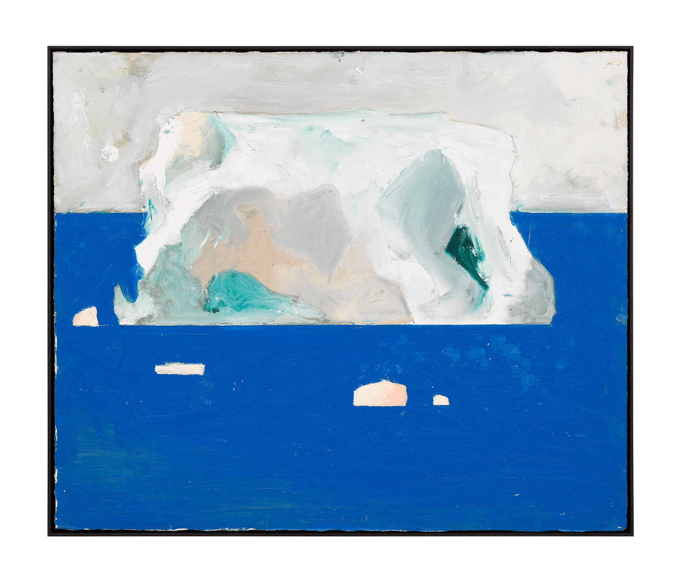 An untitled painting by Harold Ancart, dated 2018.