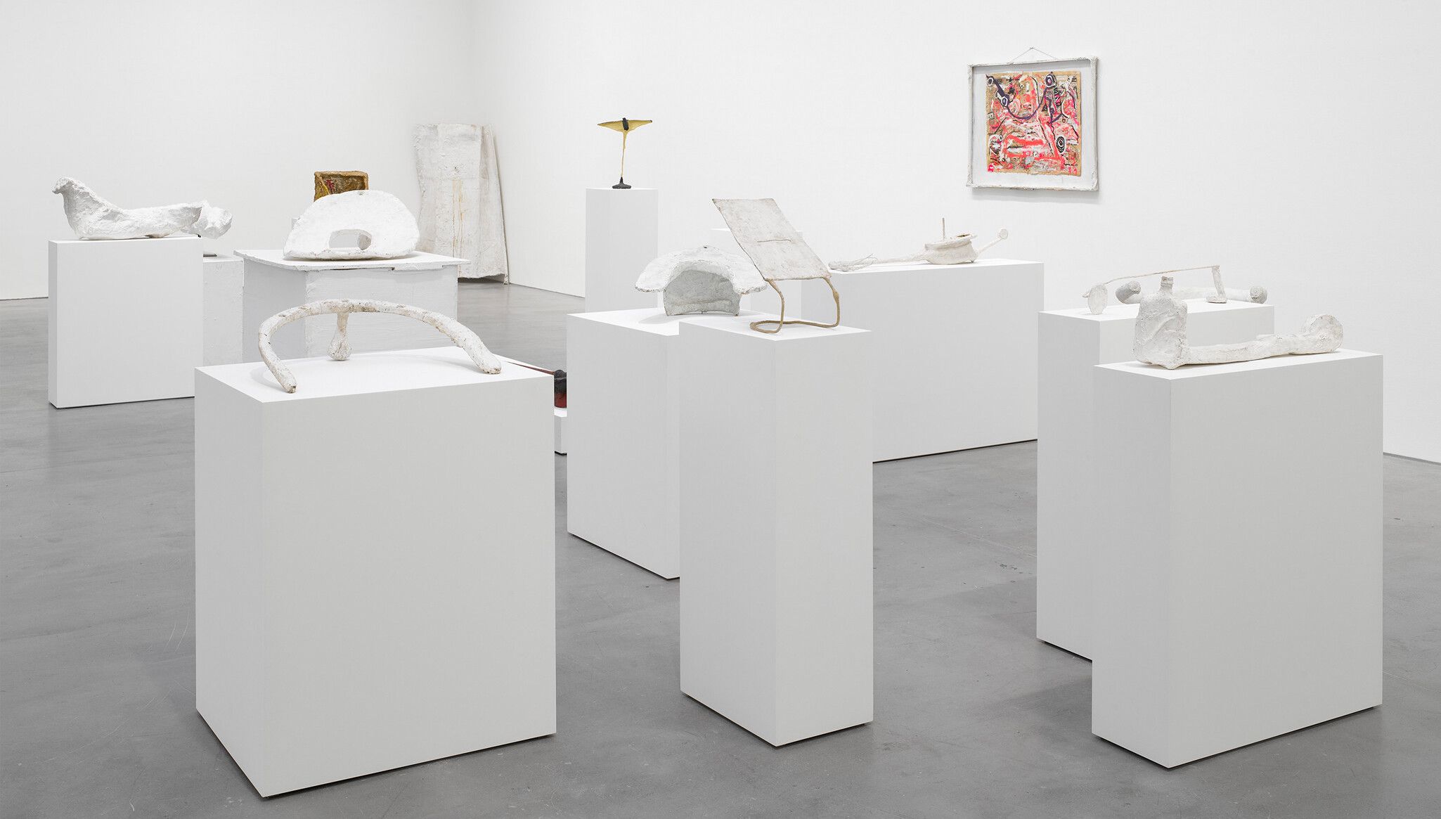 An Installation view, Franz West, David Zwirner, Paris, 2023