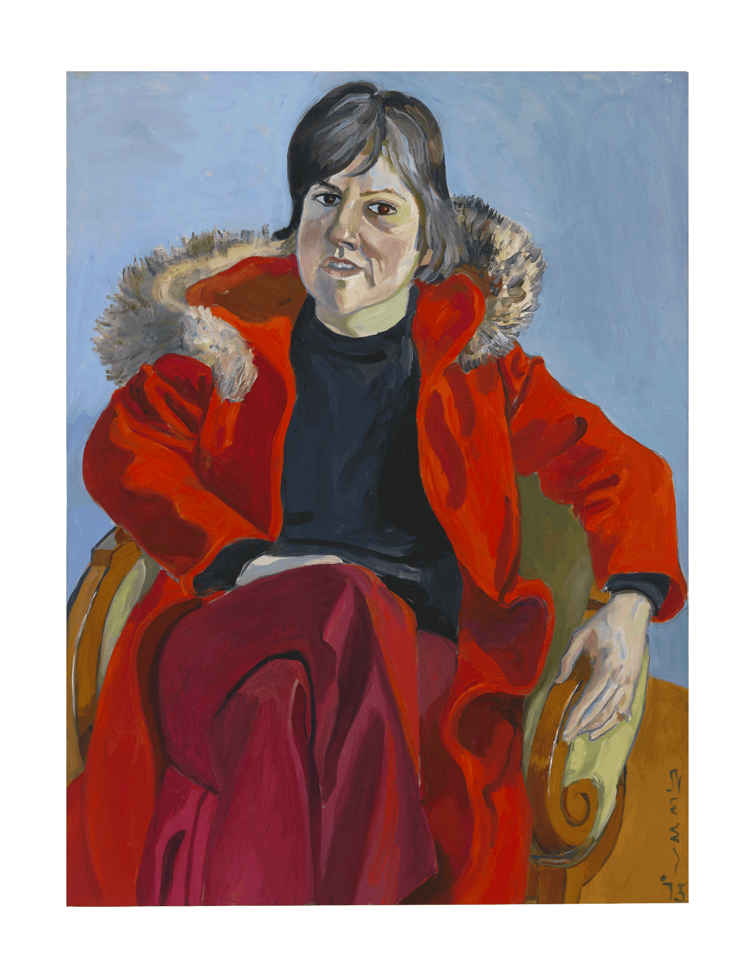 A painting by Alice Neel, titled Mary Beebe, no date.