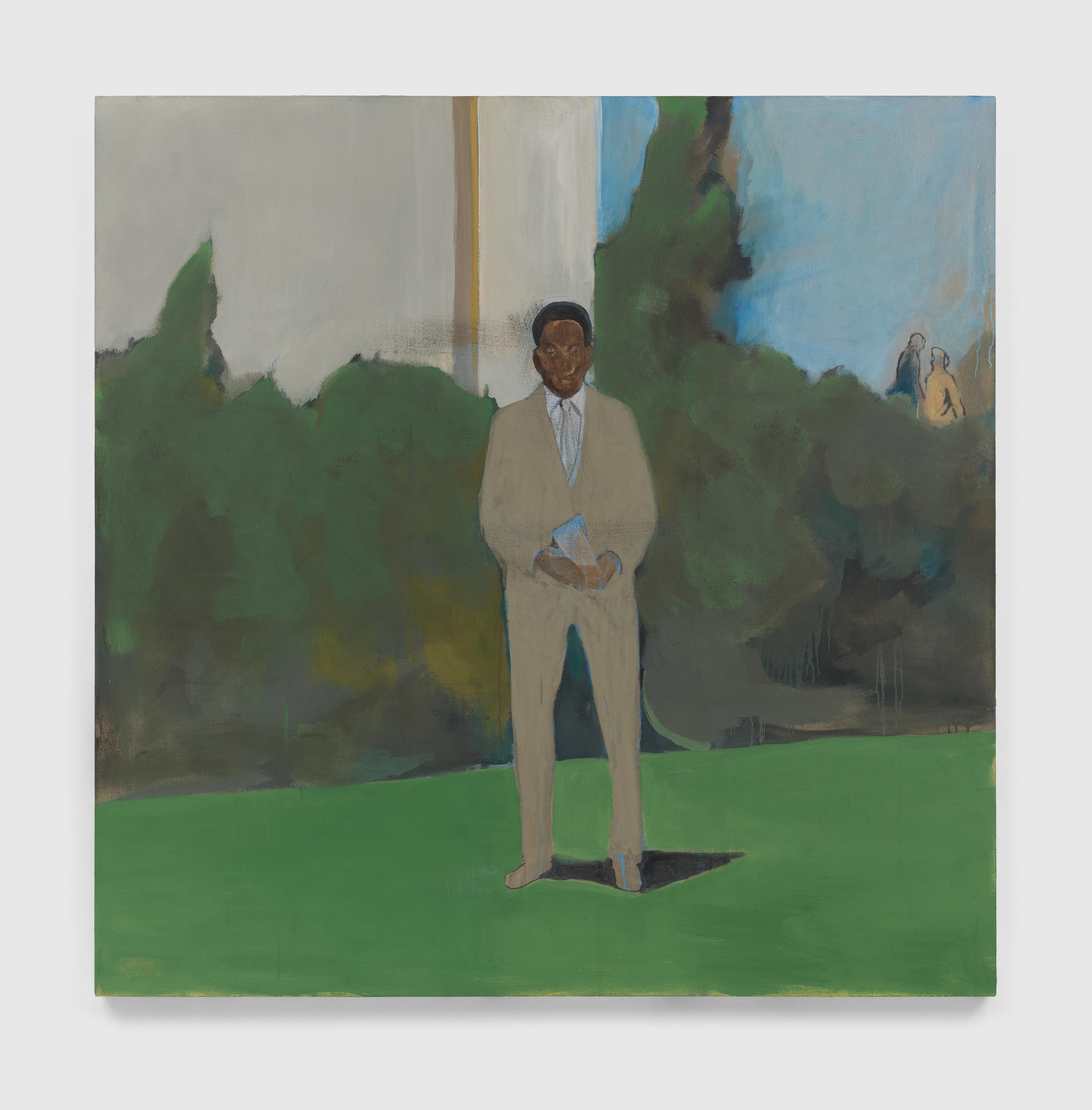 An untitled painting by Noah Davis, dated 2015.
