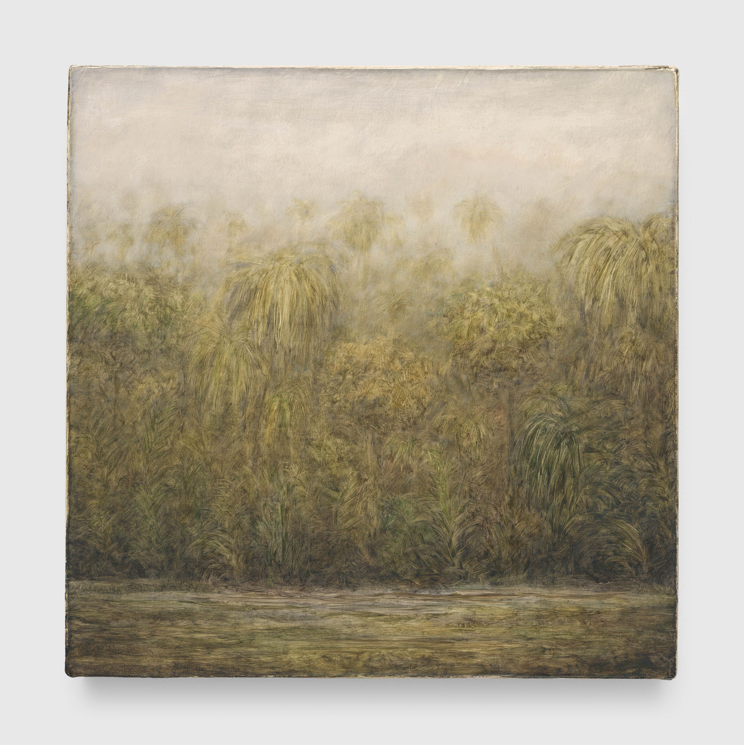 A painting by Lucas Arruda, called Untitled (from the Deserto-Modelo series), dated in 2019 and 2022.