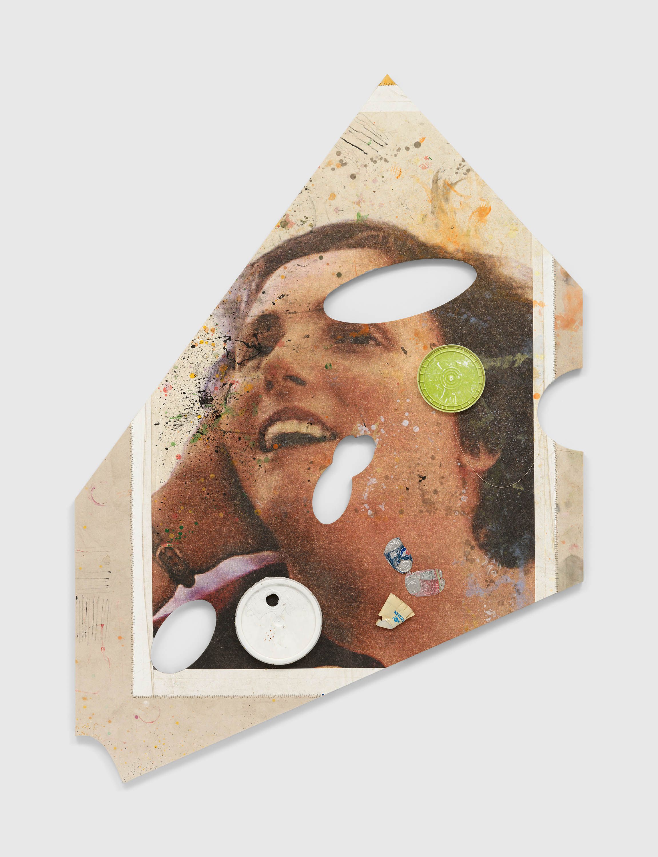 A painting by Nate Lowman, titled This Is Not a Painting, dated 2013.