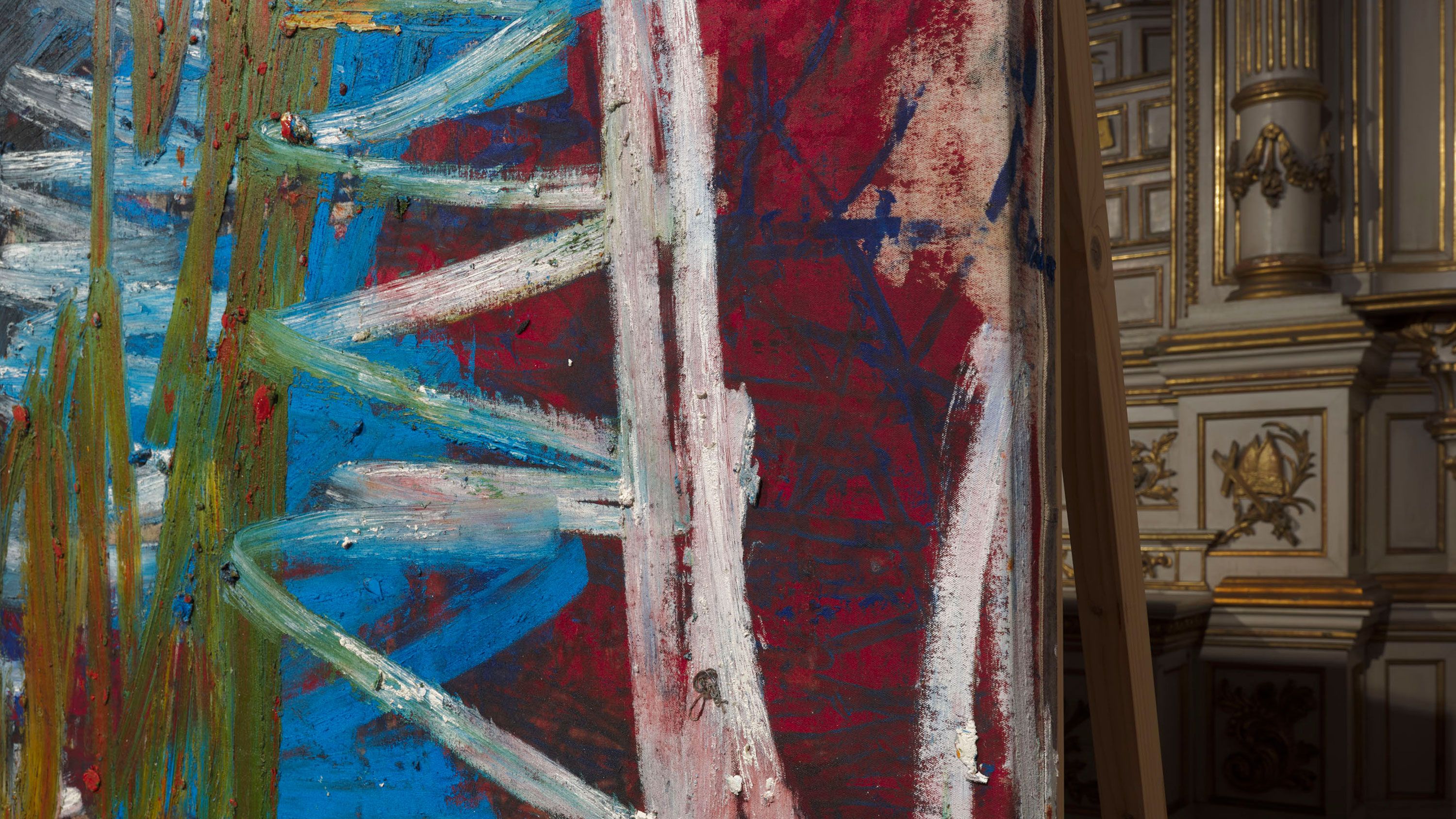 Oscar Murillo, manifestation, 2023 (detail)