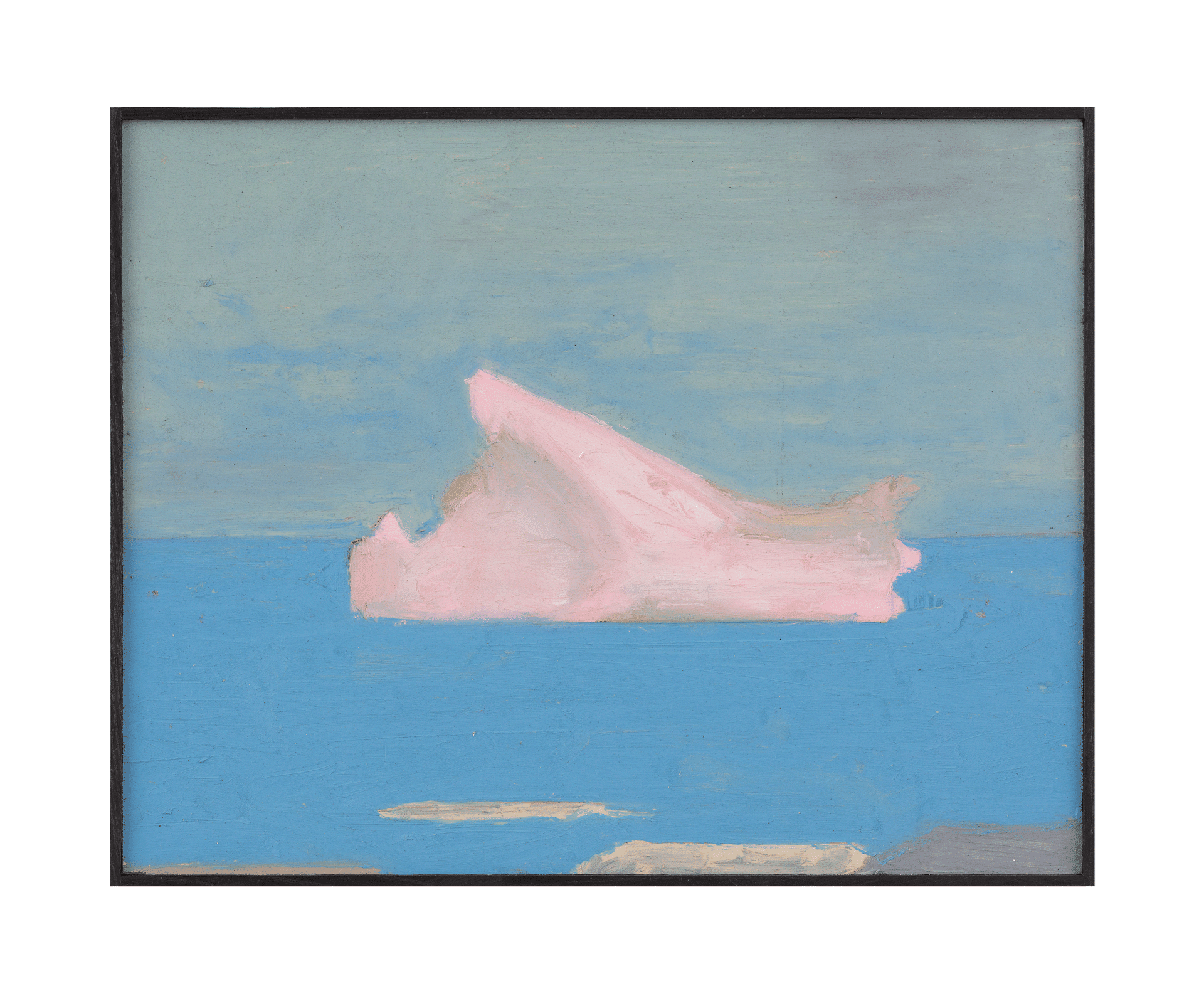 An untitled painting by Harold Ancart, dated 2018.