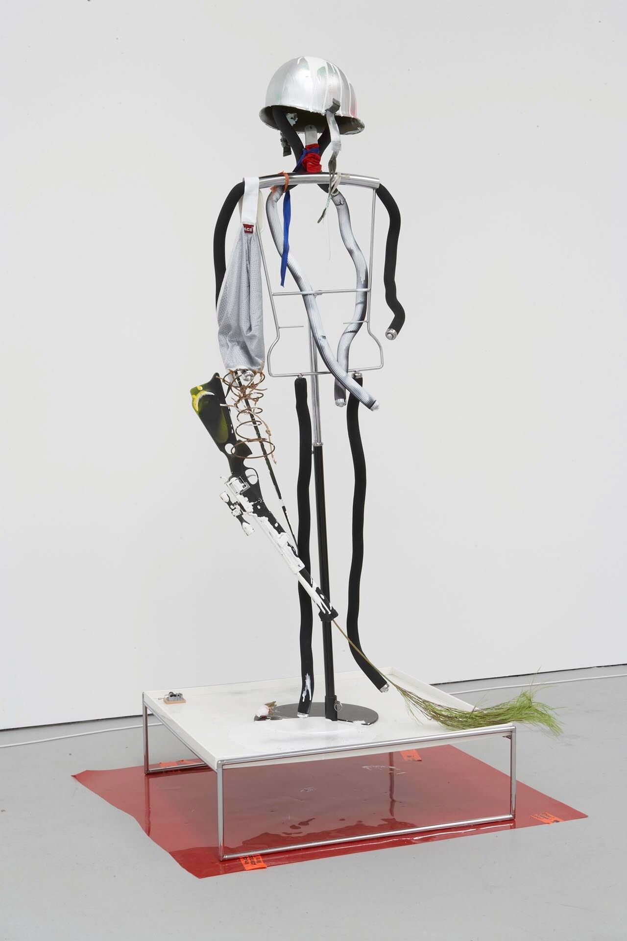 An untitled mixed media sculpture by Isa Genzken, dated 2006.