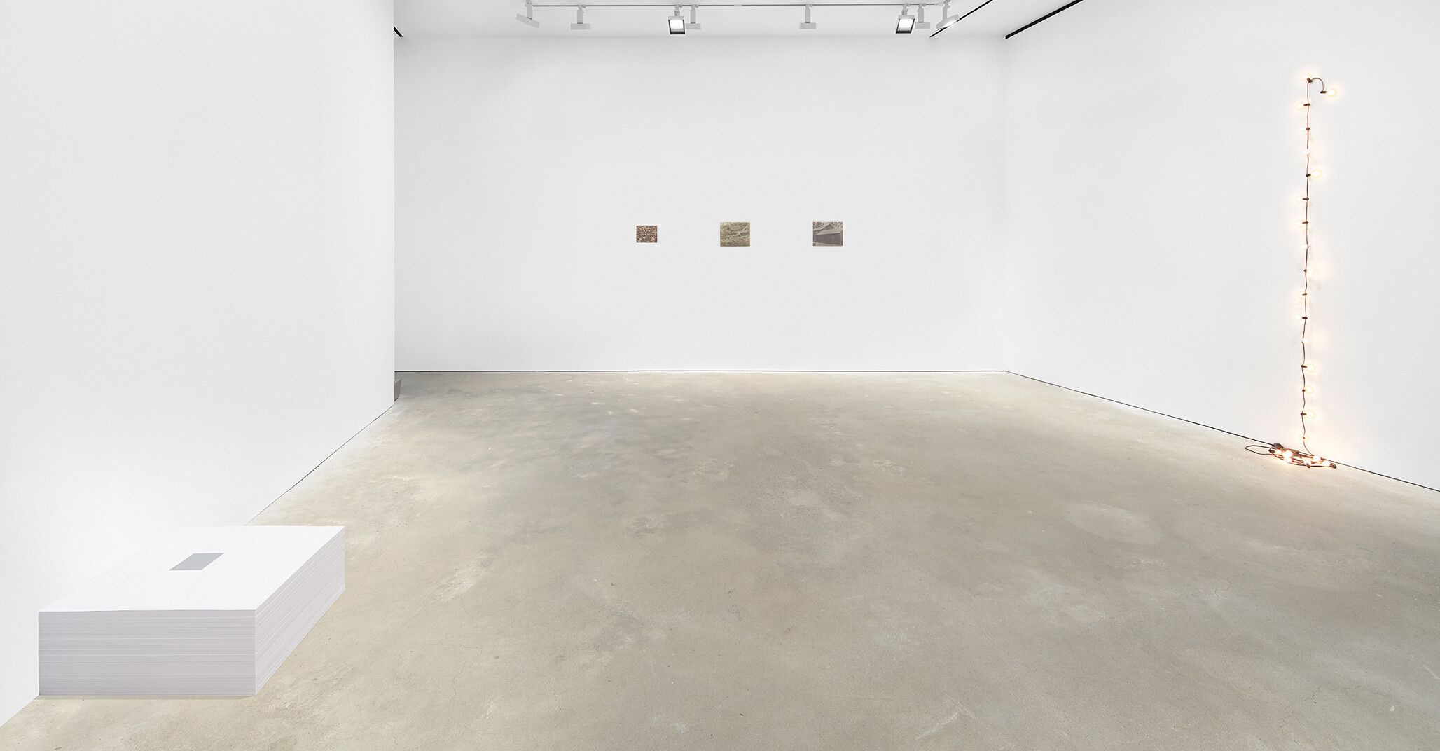 An installation view of an exhibition titled The Real World at David Zwirner, Hong Kong, in 2021.