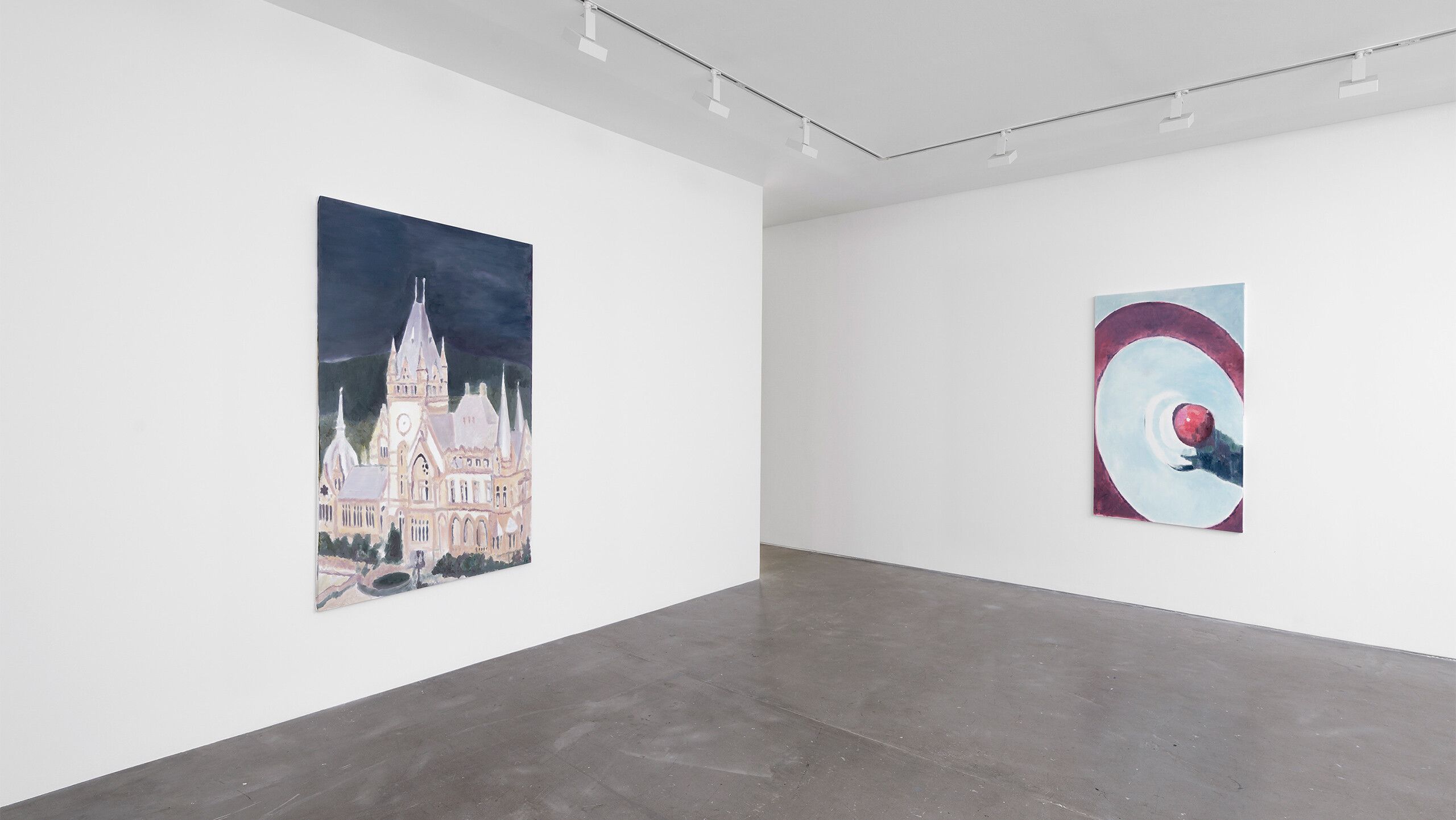 Installation view, Luc Tuymans: Eternity, David Zwirner, Paris, dated 2022