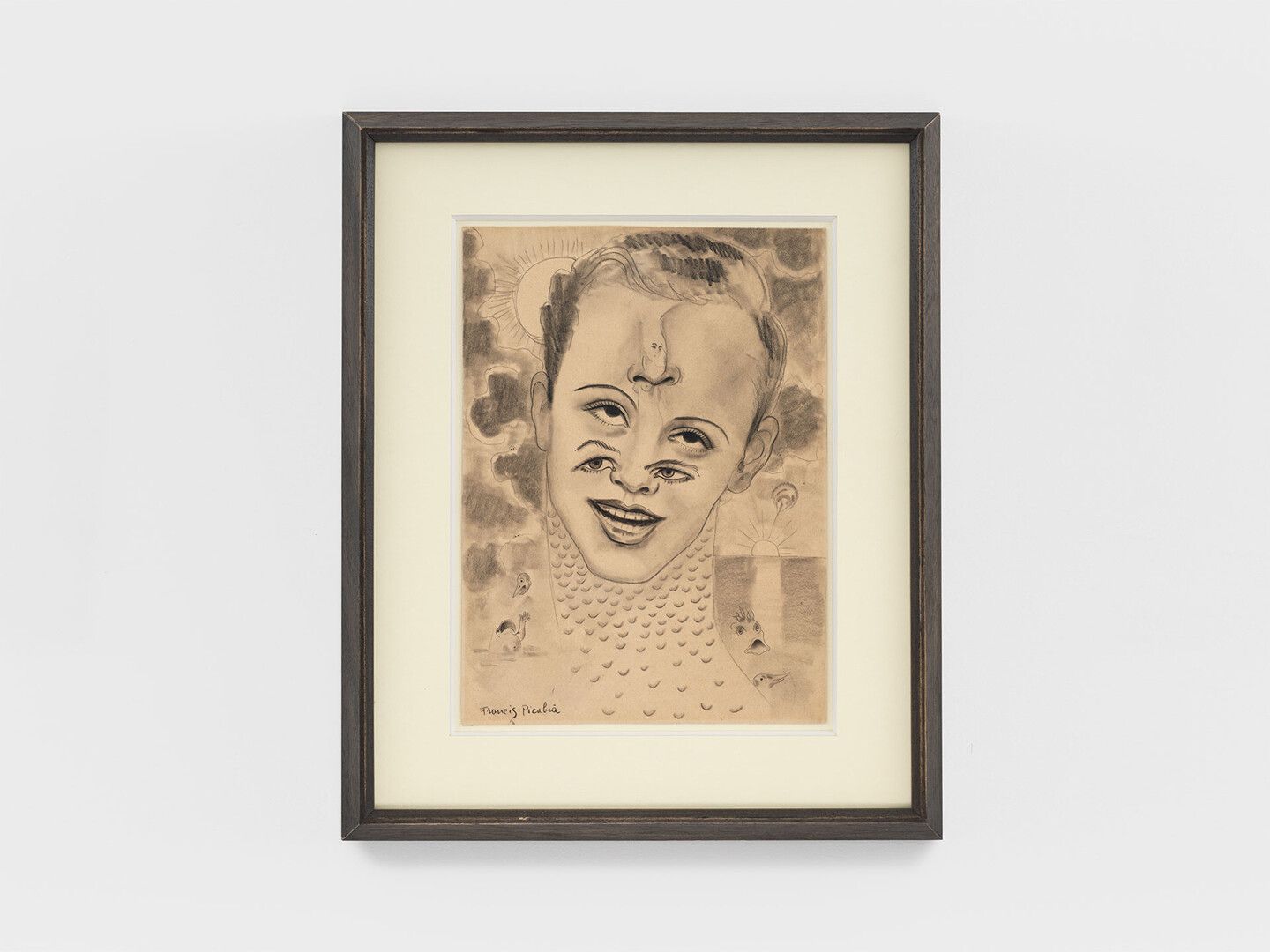 A drawing by Francis Picabia, titled Sans titre, translated as Untitled, dated 1928 to 1929.
