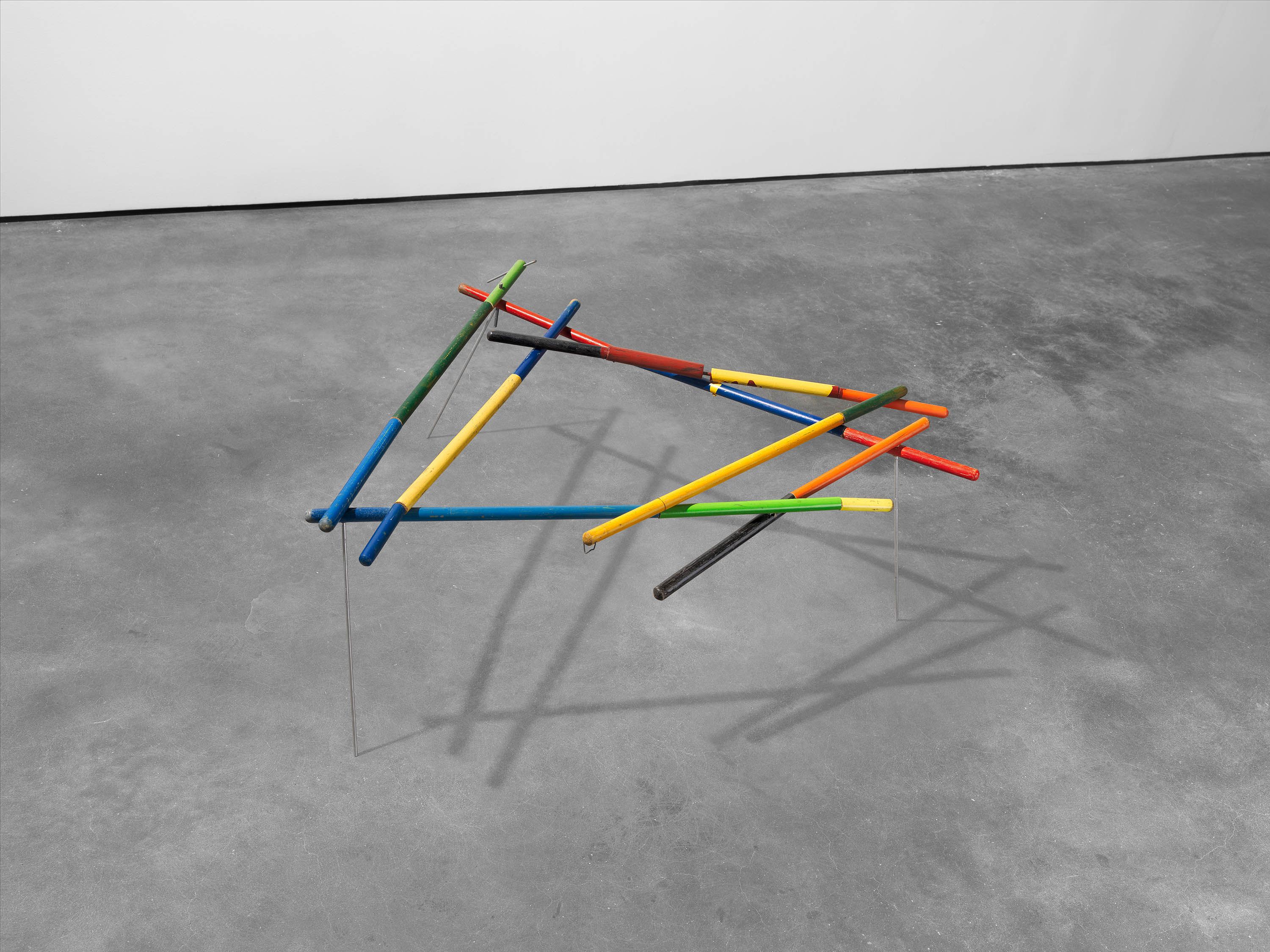 A sculpture by Al Taylor, called Untitled: (Pick-Up) #2, dated 1990.