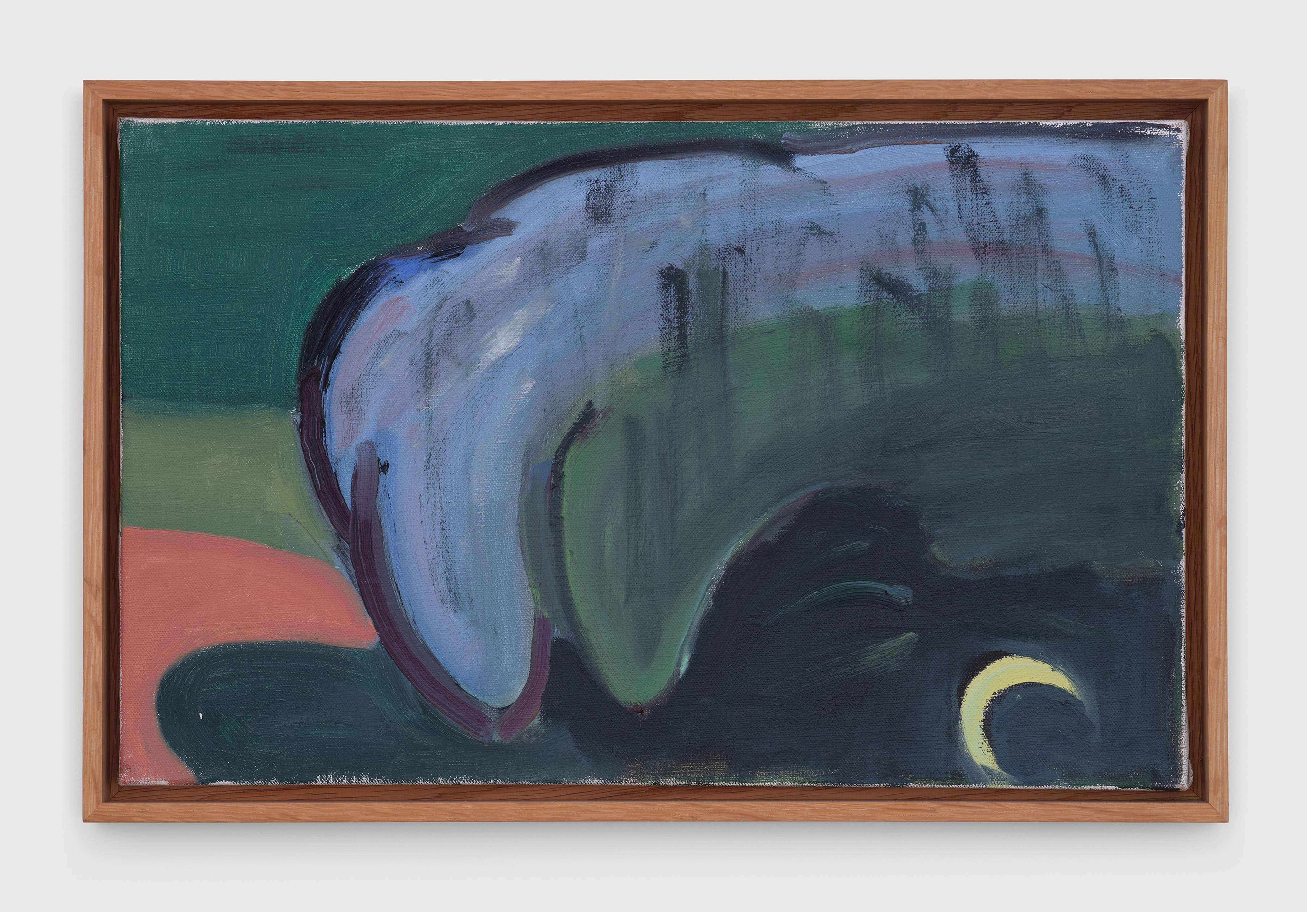 A painting by Raoul De Keyser, titled (Study for) Notch, dated 1988.