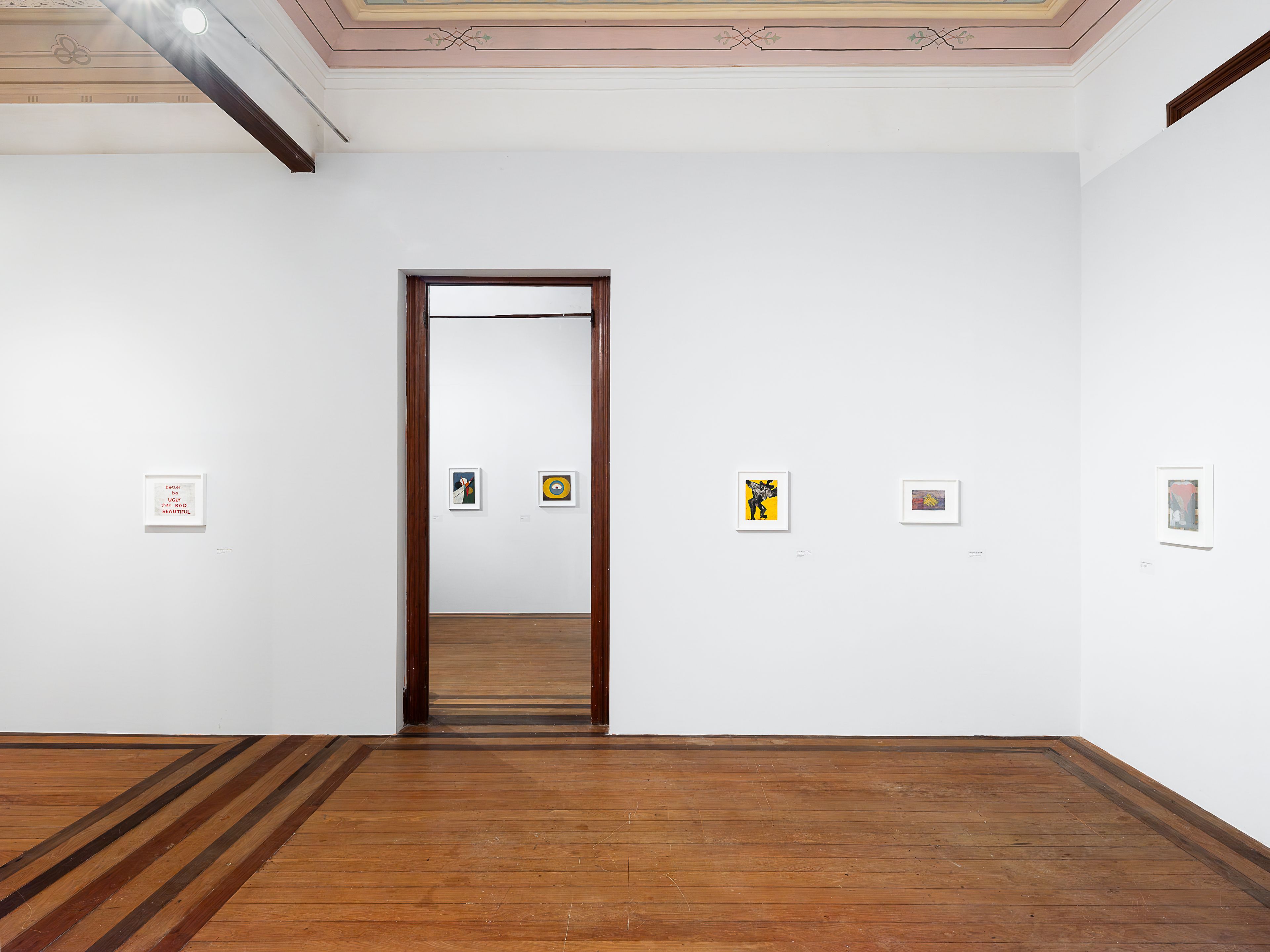 Installation view of the exhibition Frank Walter: The Philosophy of Color at the Museum of Contemporary Art of Bahia, located in Salvador, Brazil, dated 2026–2027.