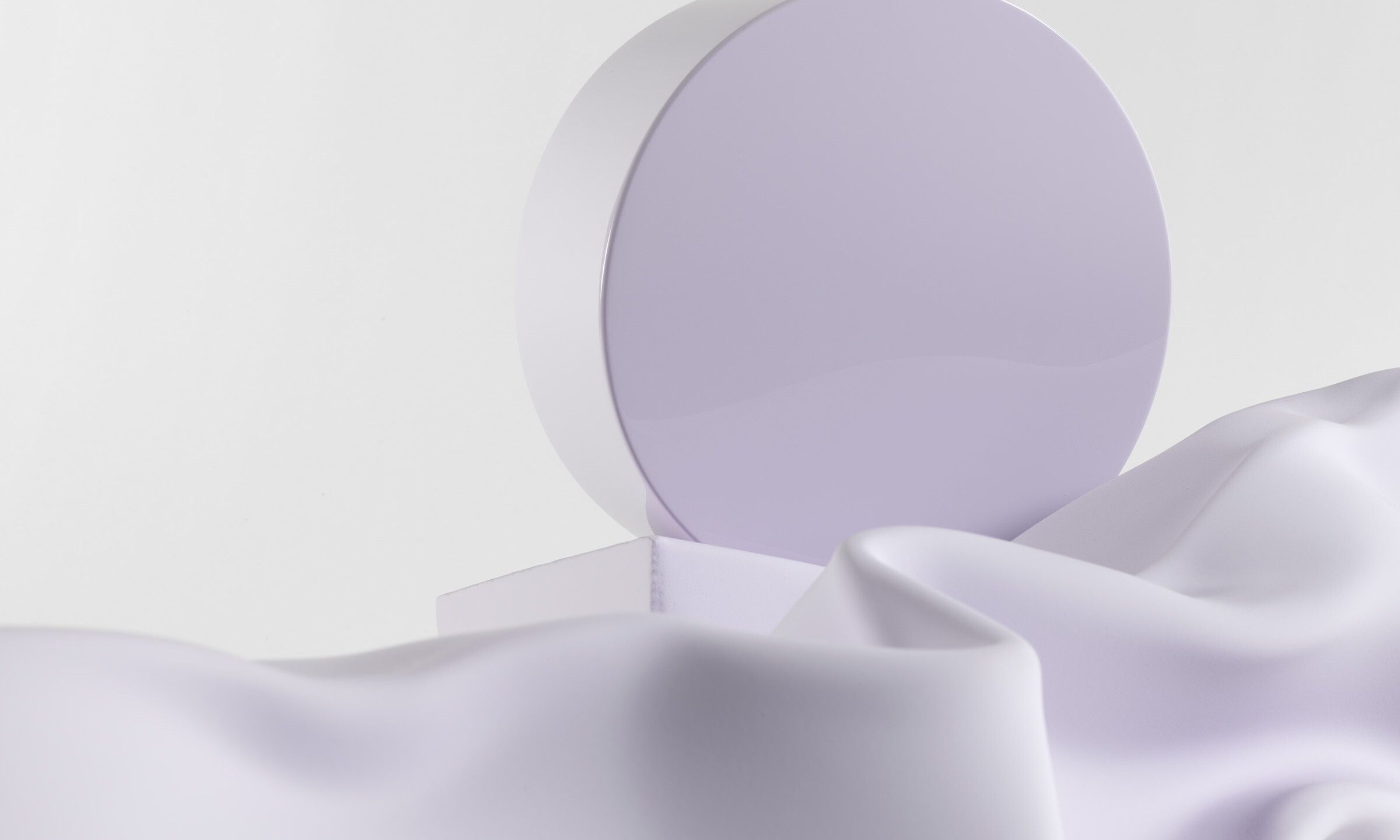 A stainless steel and urethane paint sculpture by Carol Bove titled Monet Lavender, dated 2020.