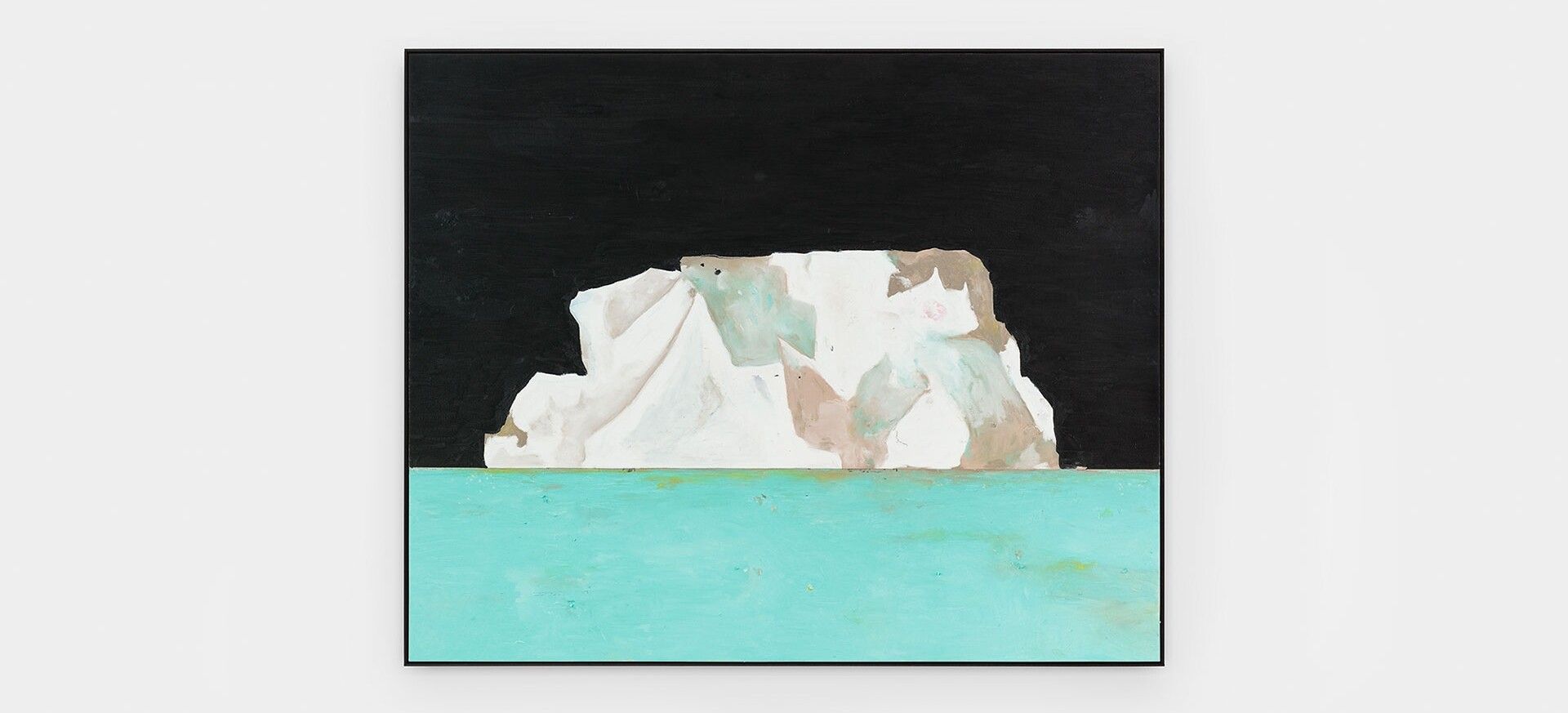 An untitled painting by Harold Ancart, dated 2018.