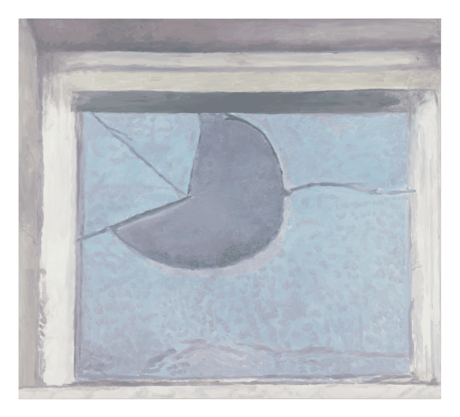 A painting by Luc Tuymans, titled Morning Sun, dated 2011.