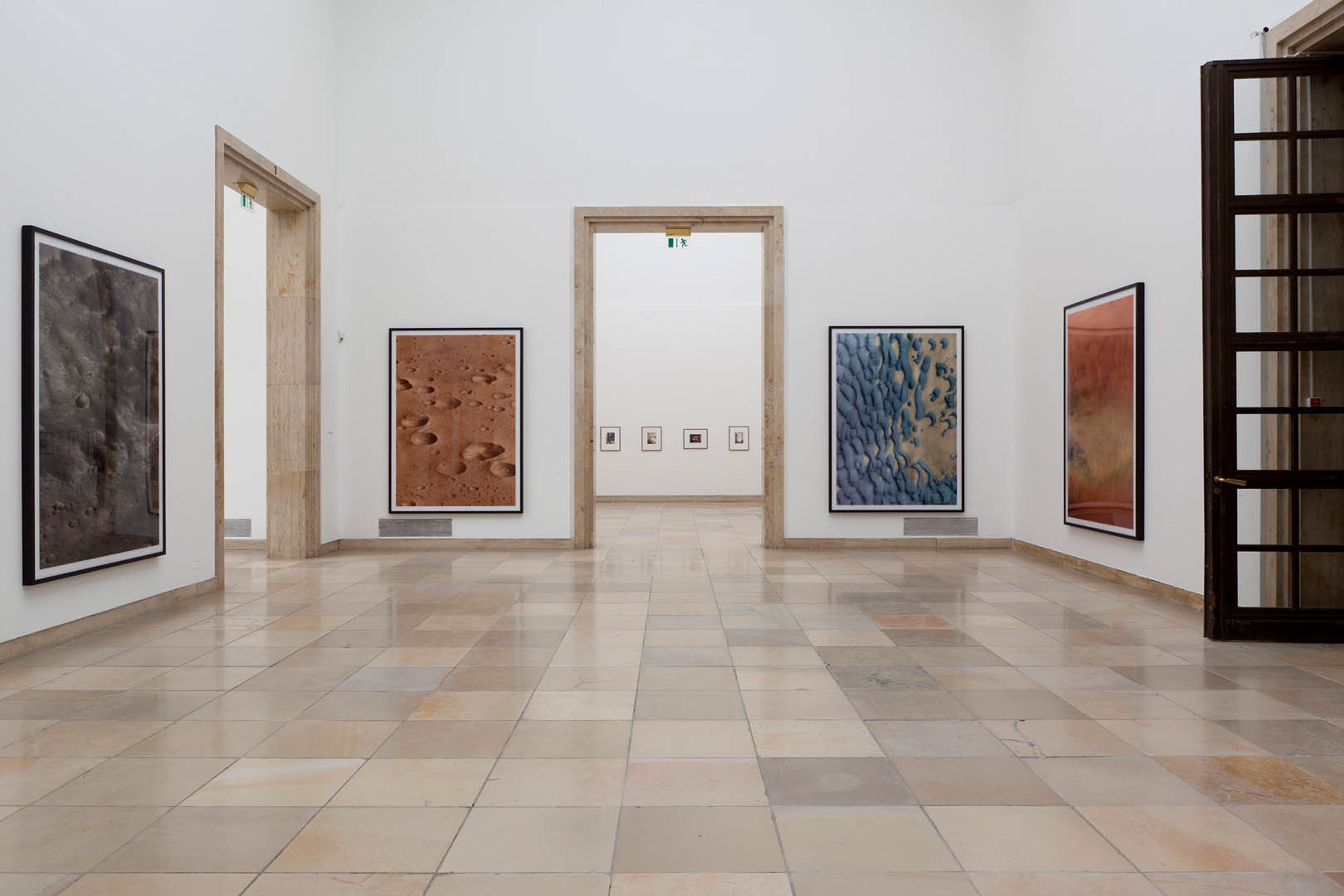 Installation view of the exhibition Thomas Ruff at Haus der Kunst in Munich, dated 2012.