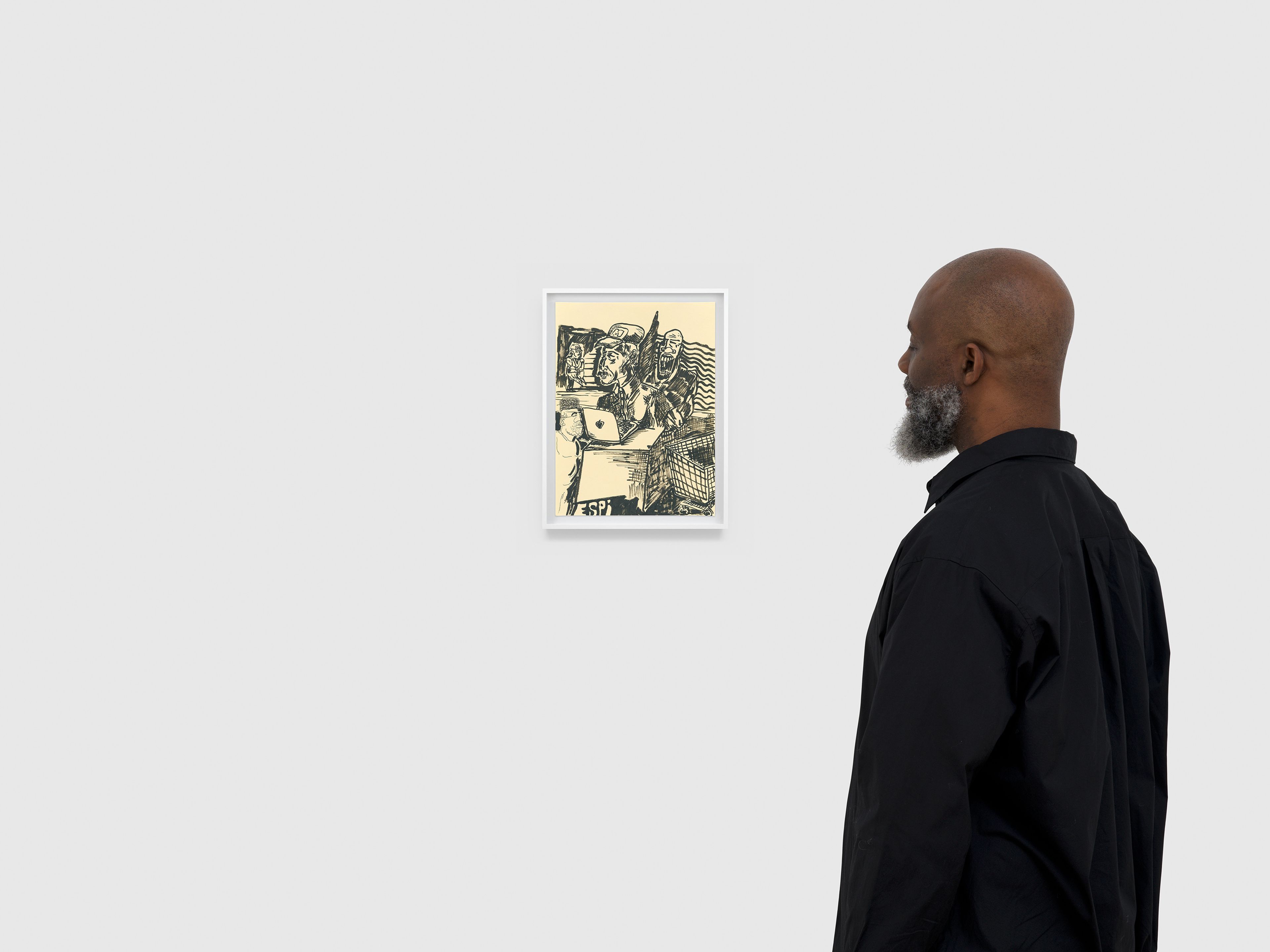 A work on paper by Walter Price, titled Mac Daddy, dated 2025.