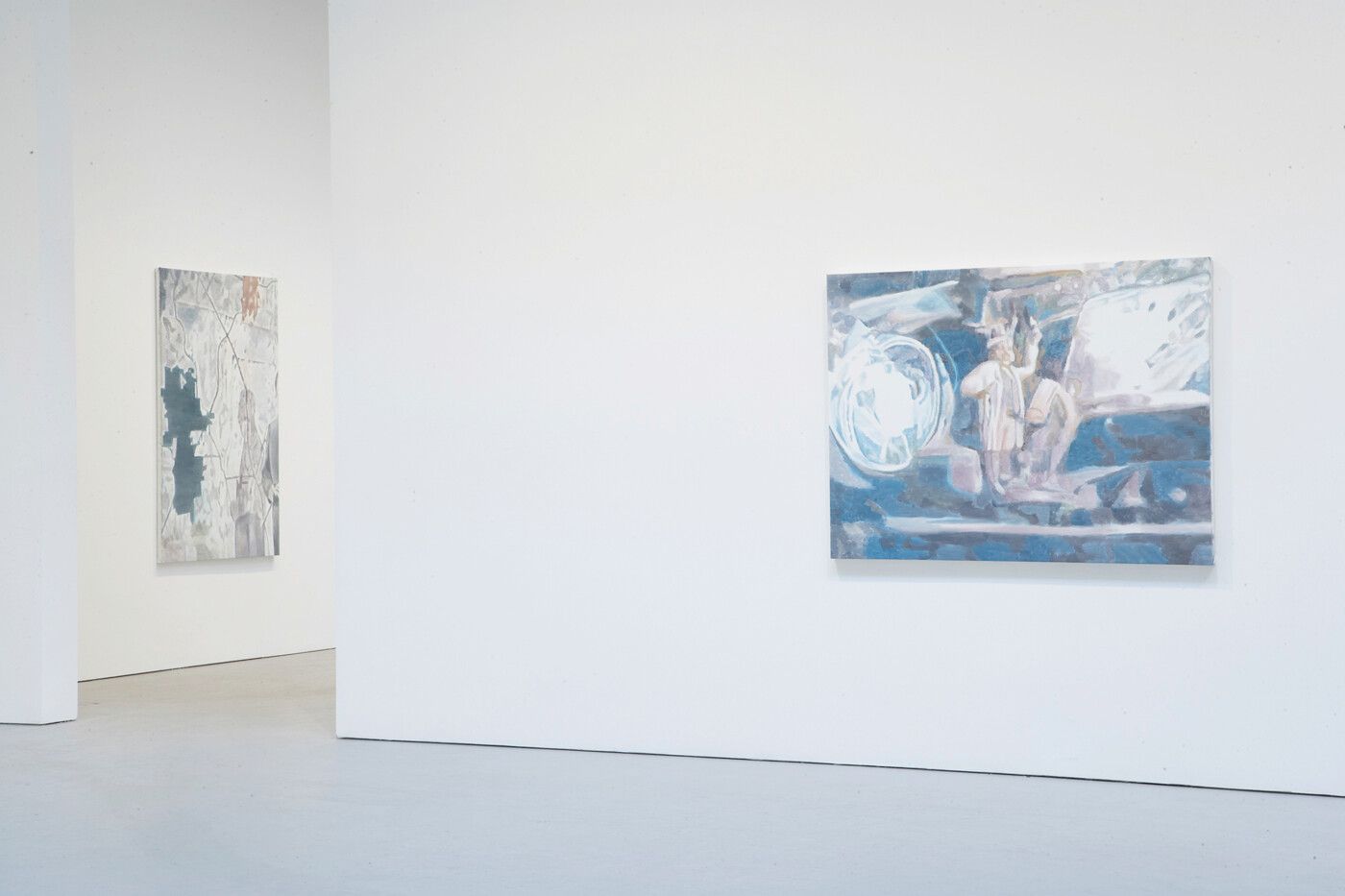 Installation view of the exhibition, Forever, The Management of Magic, at David Zwirner in New York, dated 2008.