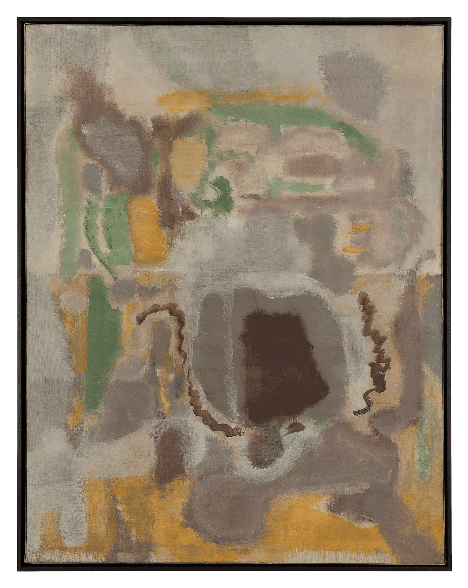A painting by Mark Rothko, titled No. 6, dated 1947.