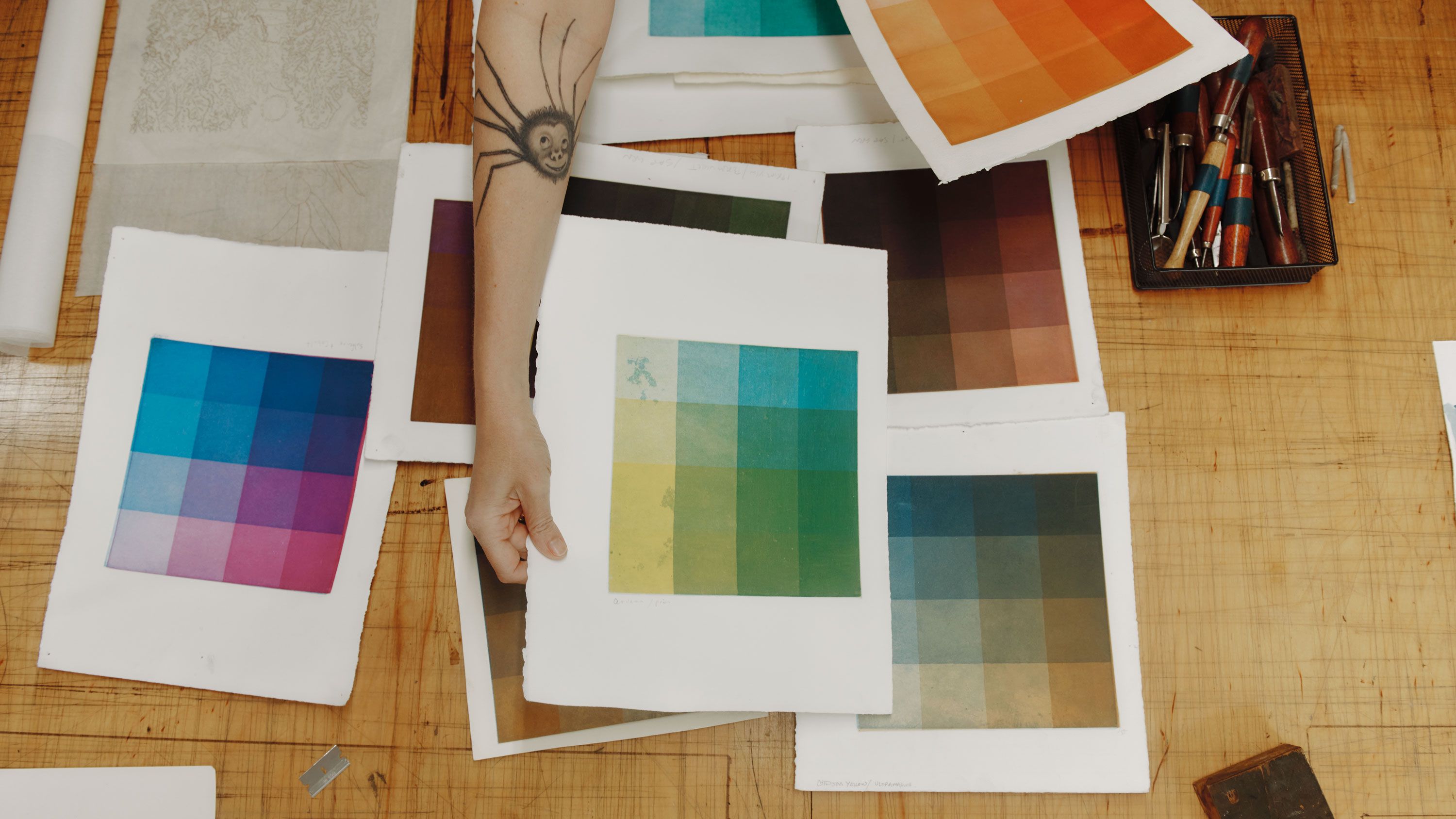 Photo of Hayley Barker's studio