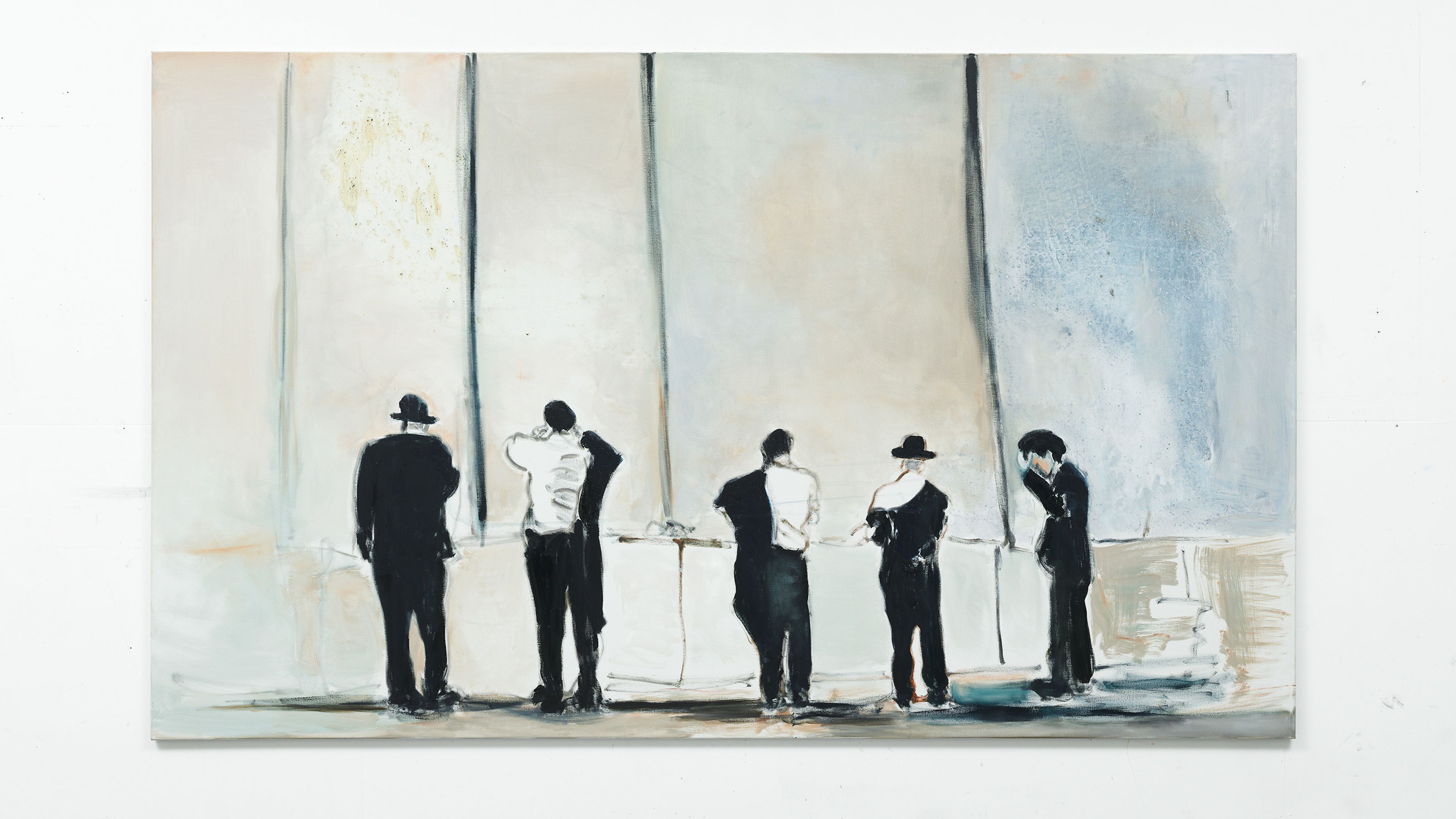 An artwork by Marlene Dumas, titled The Wall, dated 2009 is a promised gift of Gayle and Paul Stoffel to the Dallas Museum of Art.