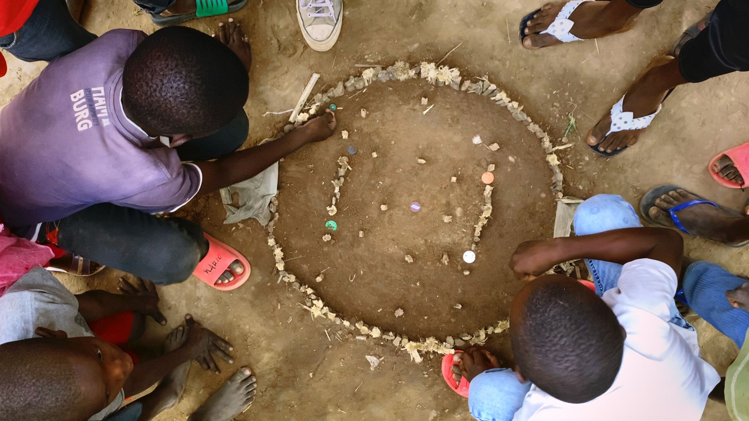 Francis Alÿs, Children’s Game #27: Rubi, Tabacongo, DR Congo, 2021 (still). Made in collaboration with Julien Devaux and Félix Blume