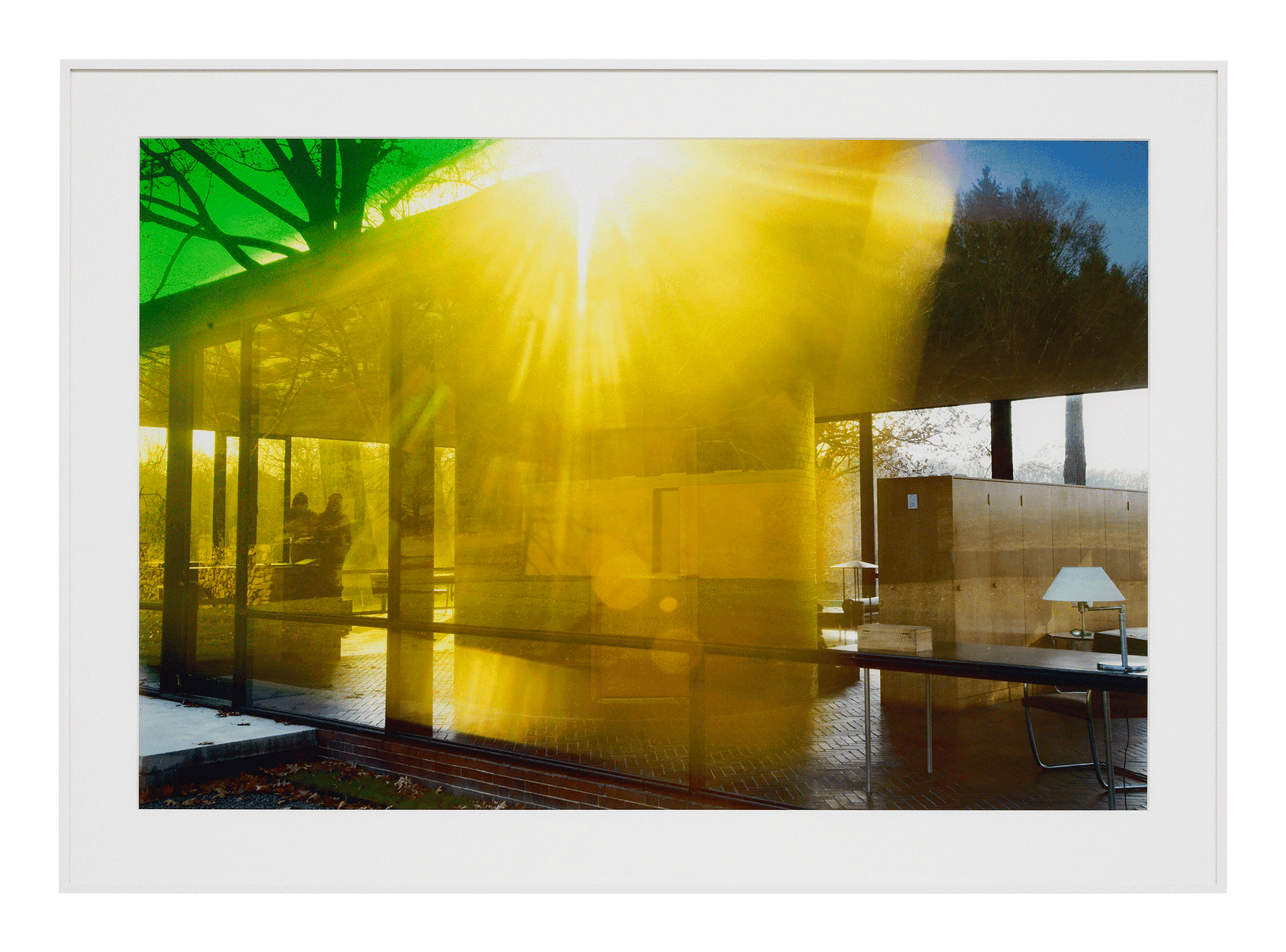 An inkjet print by James Welling, titled 0818, dated 2006.