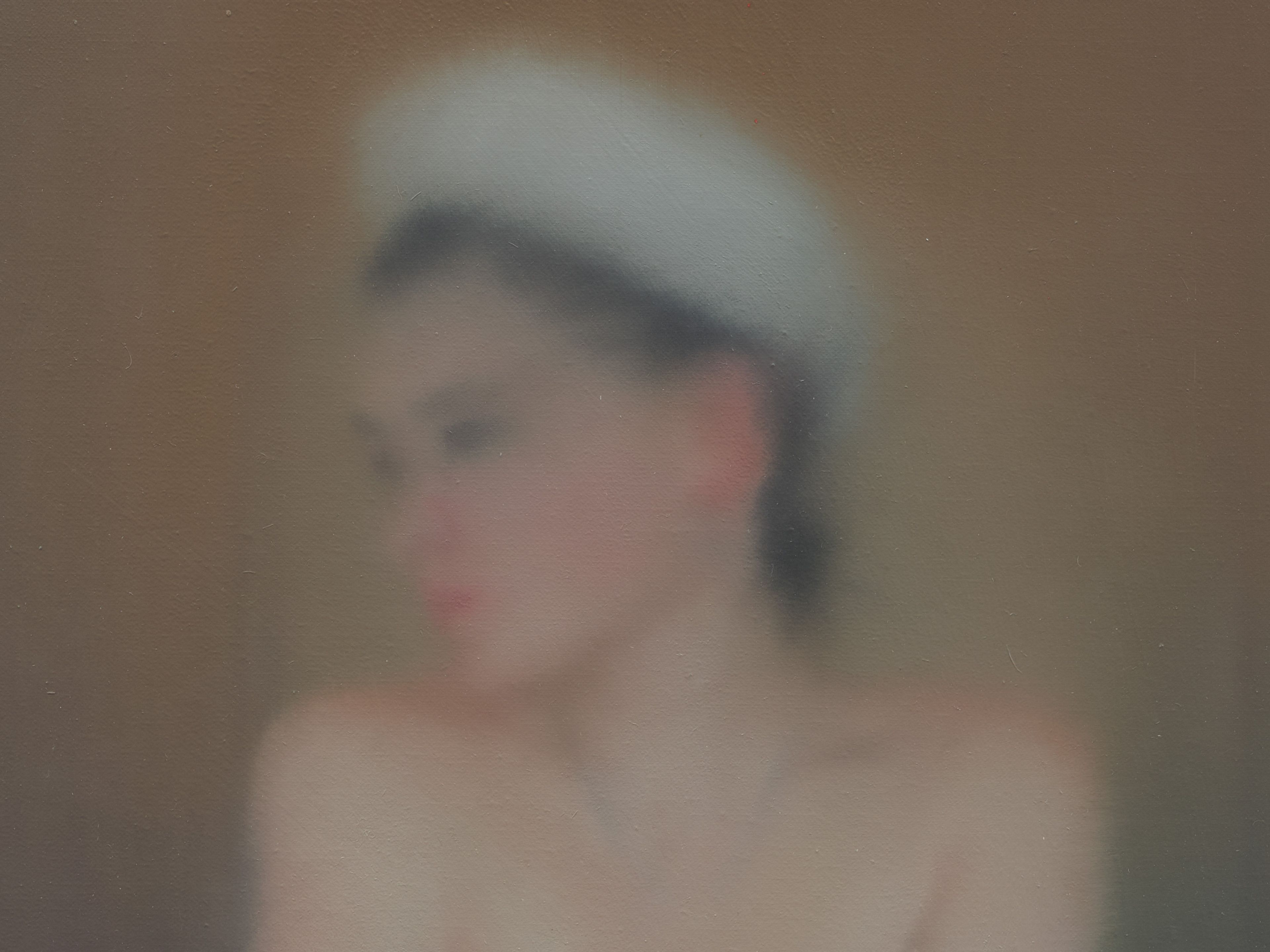 A detail from a painting by Gerhard Richter, titled Kl. Badende (Small Bather), dated 1994.