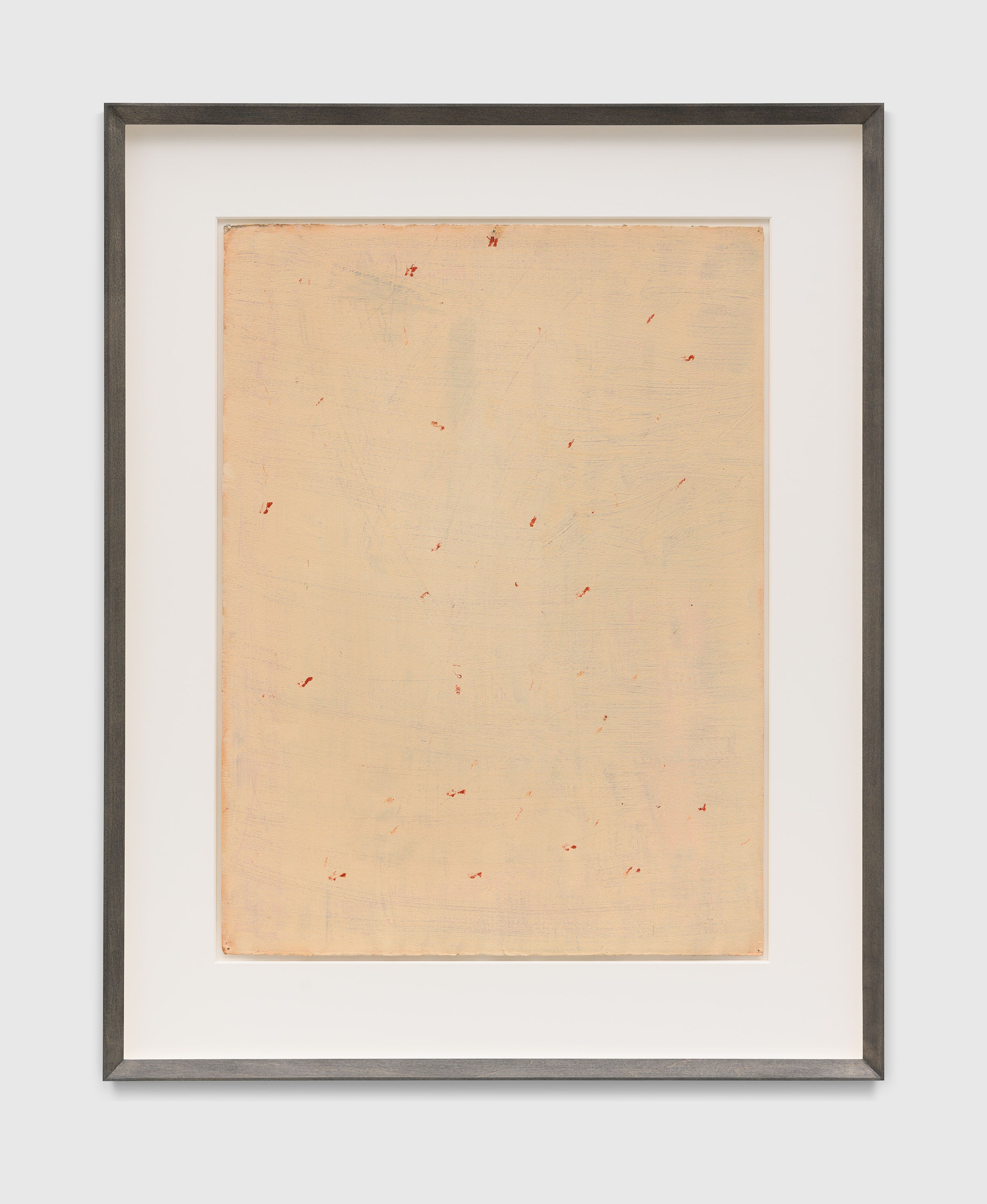 A painting by Raoul De Keyser, titled Rug, dated 1992.