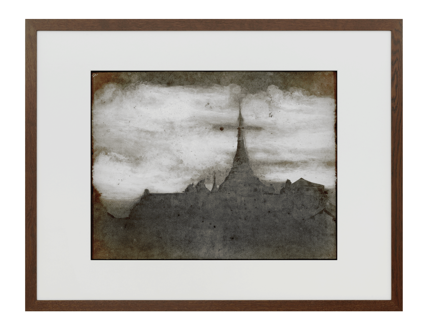 A photograph by Thomas Ruff, titled tripe_05 Rangoon. Signal Pagoda., dated 2018.