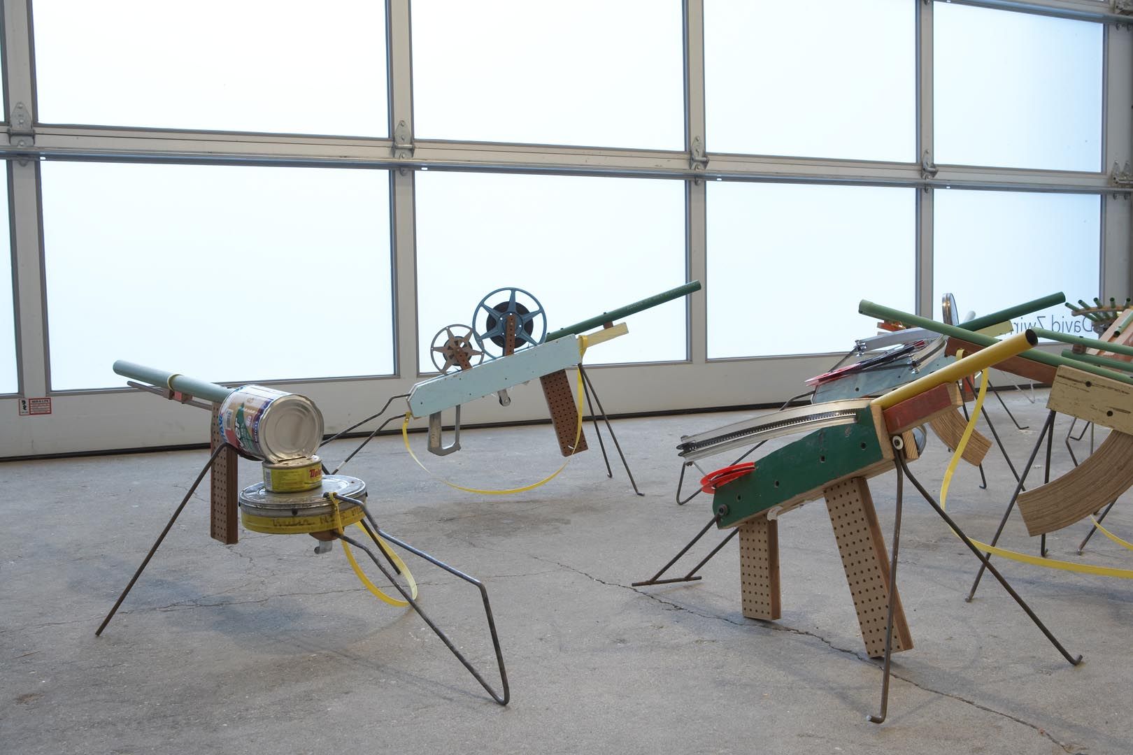 Installation view of the exhibition Francis Alÿs: SOMETIMES DOING SOMETHING POETIC CAN BECOME POLITICAL AND SOMETIMES DOING SOMETHING POLITICAL CAN BECOME POETIC, at David Zwirner in New York, dated 2007. 