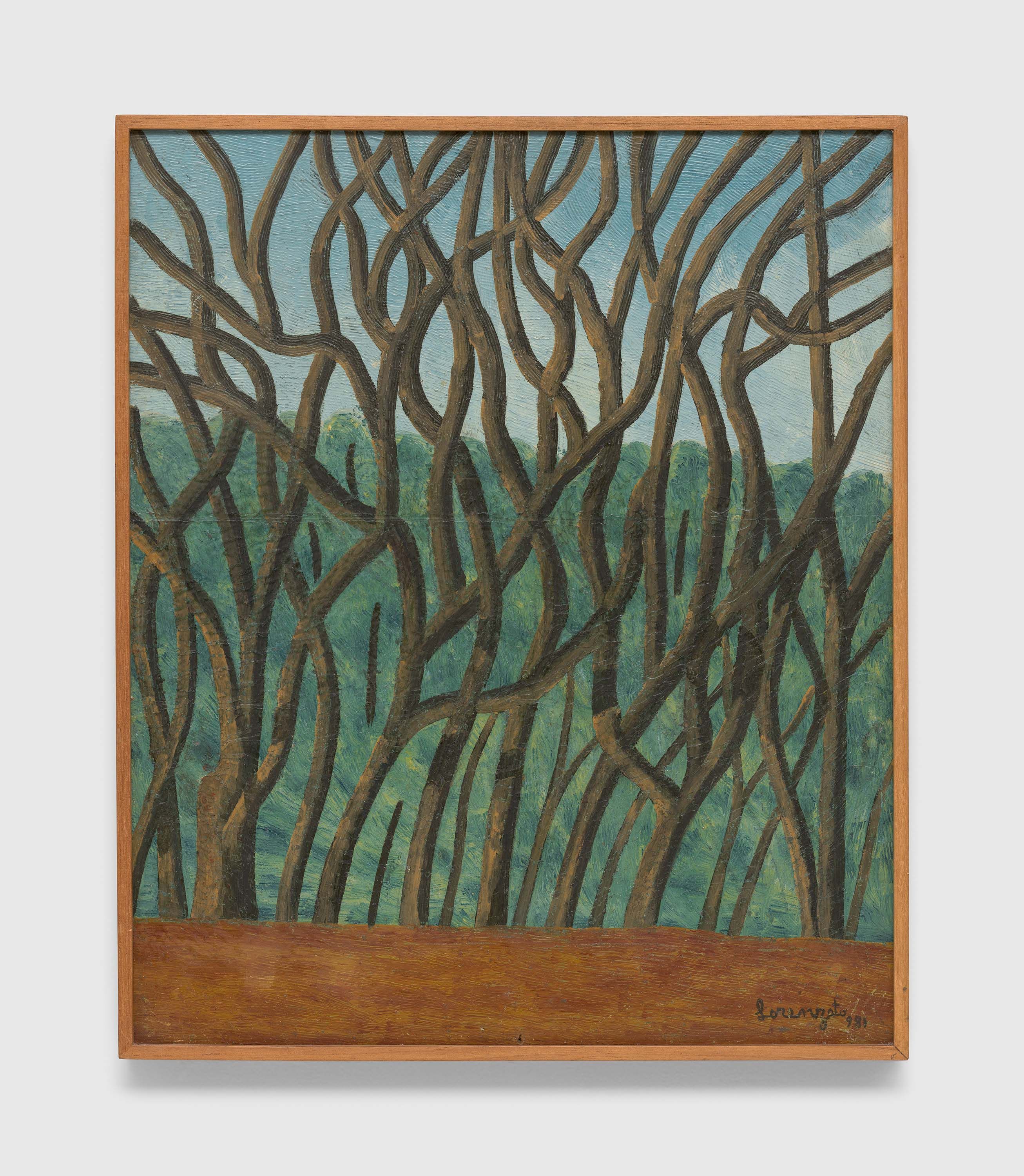 A painting by Amadeo Luciano Lorenzato, titled Sem título (Untitled), dated 1981.