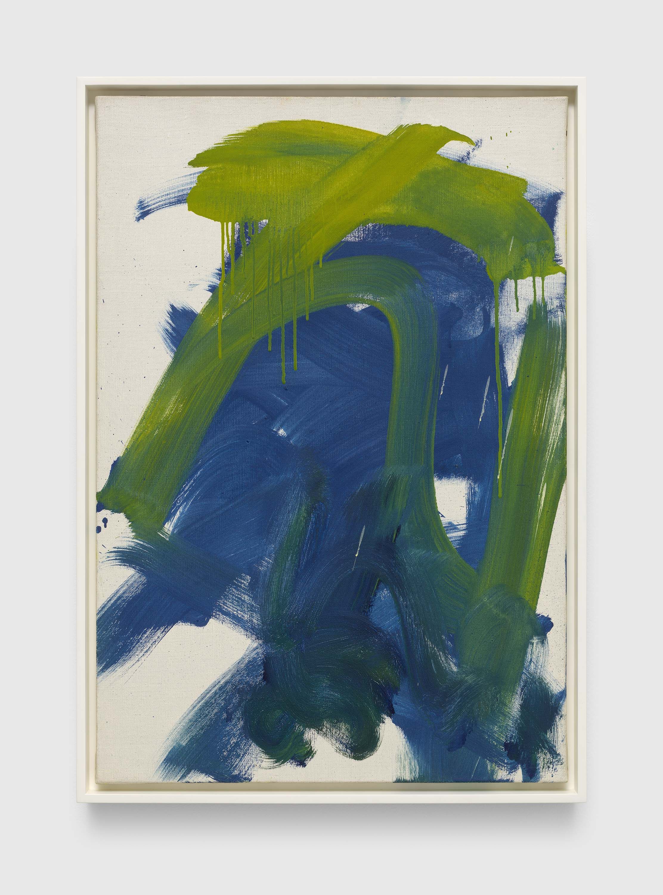 An untitled painting by Joan Mitchell, circa 1984.